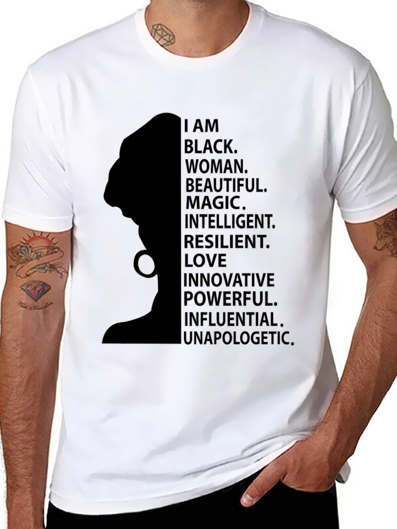 Empowered Black Woman Graphic Tee