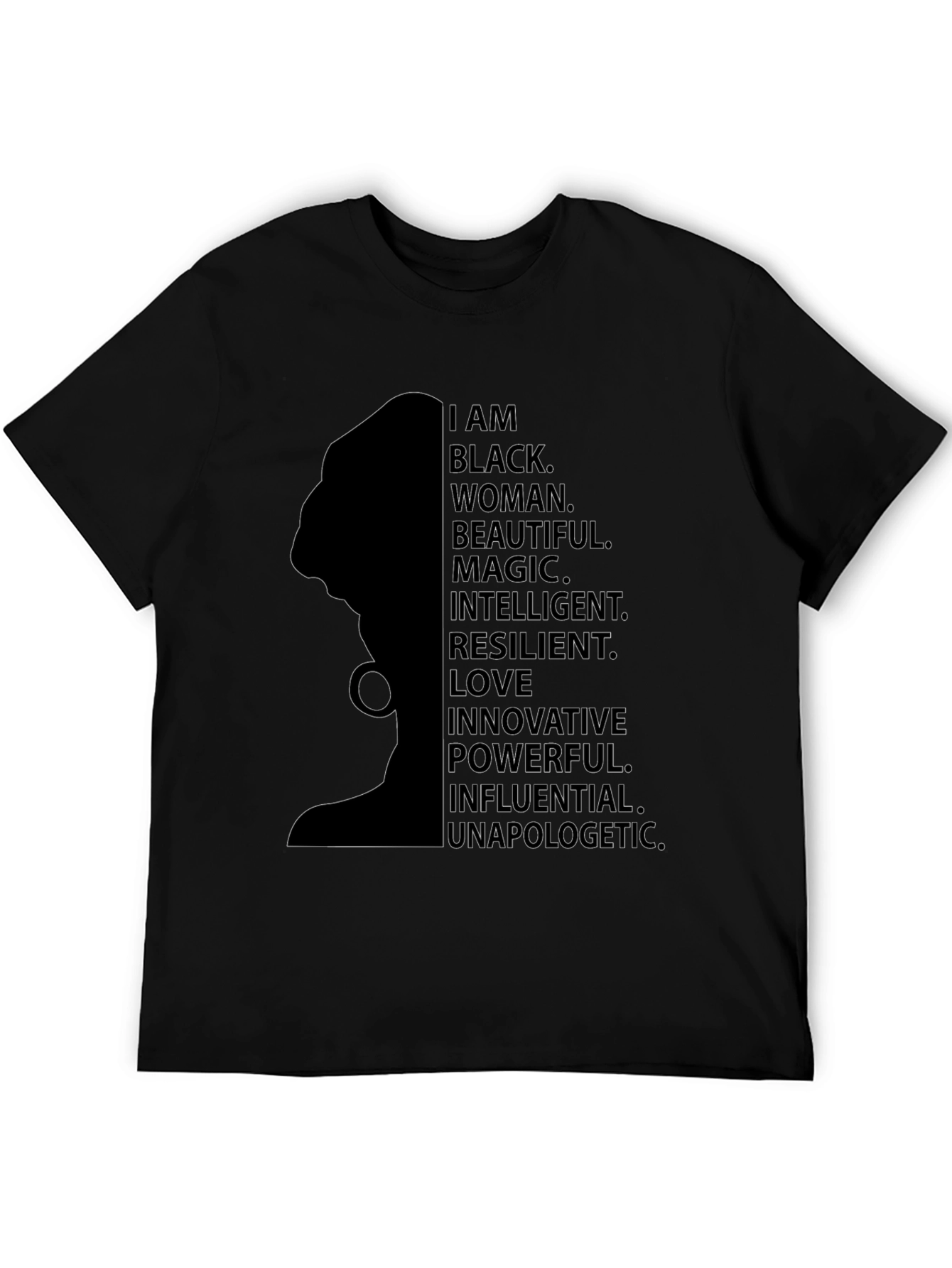 Empowered Black Woman Graphic Tee