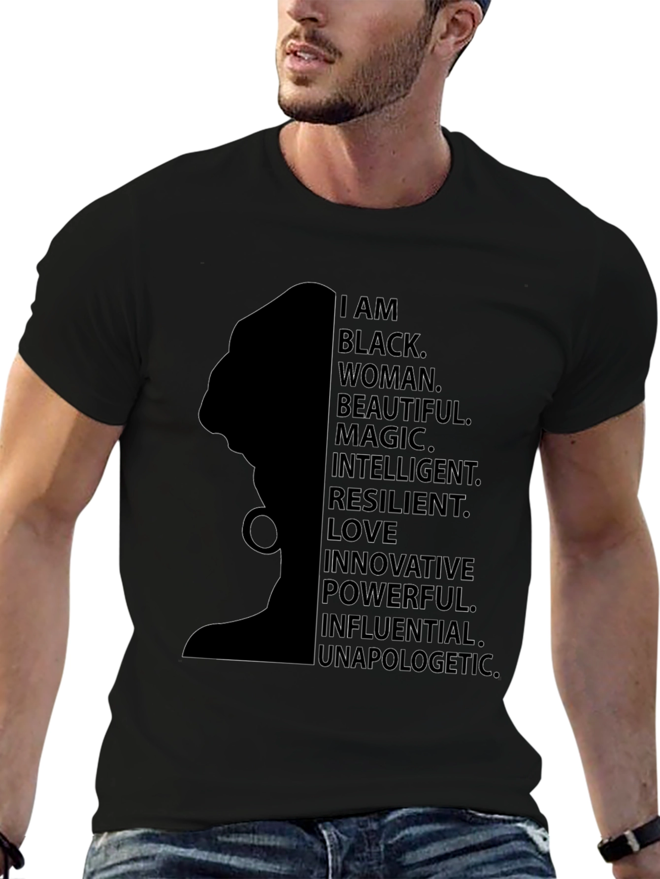 Empowered Black Woman Graphic Tee