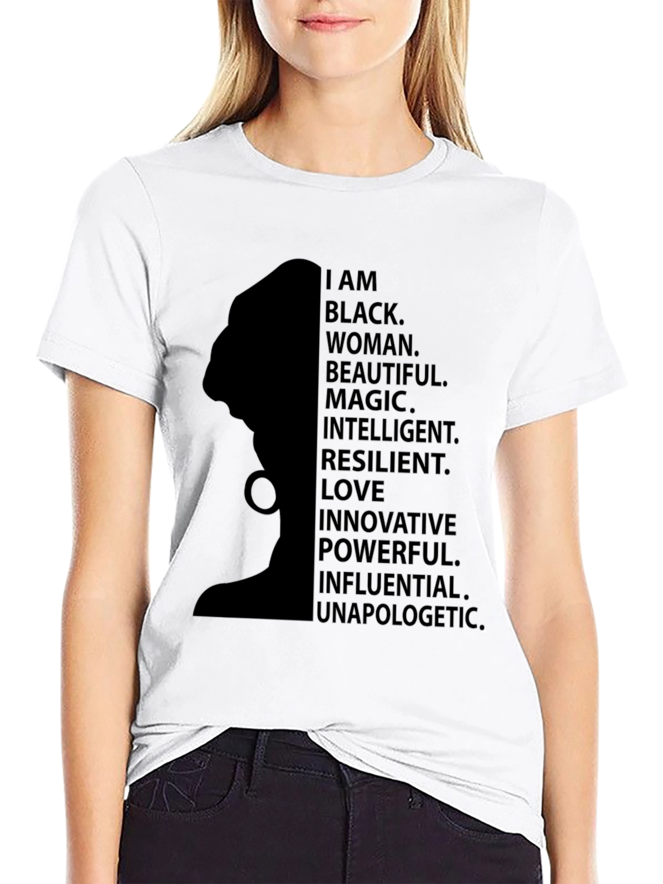 Empowered Black Woman Graphic Tee