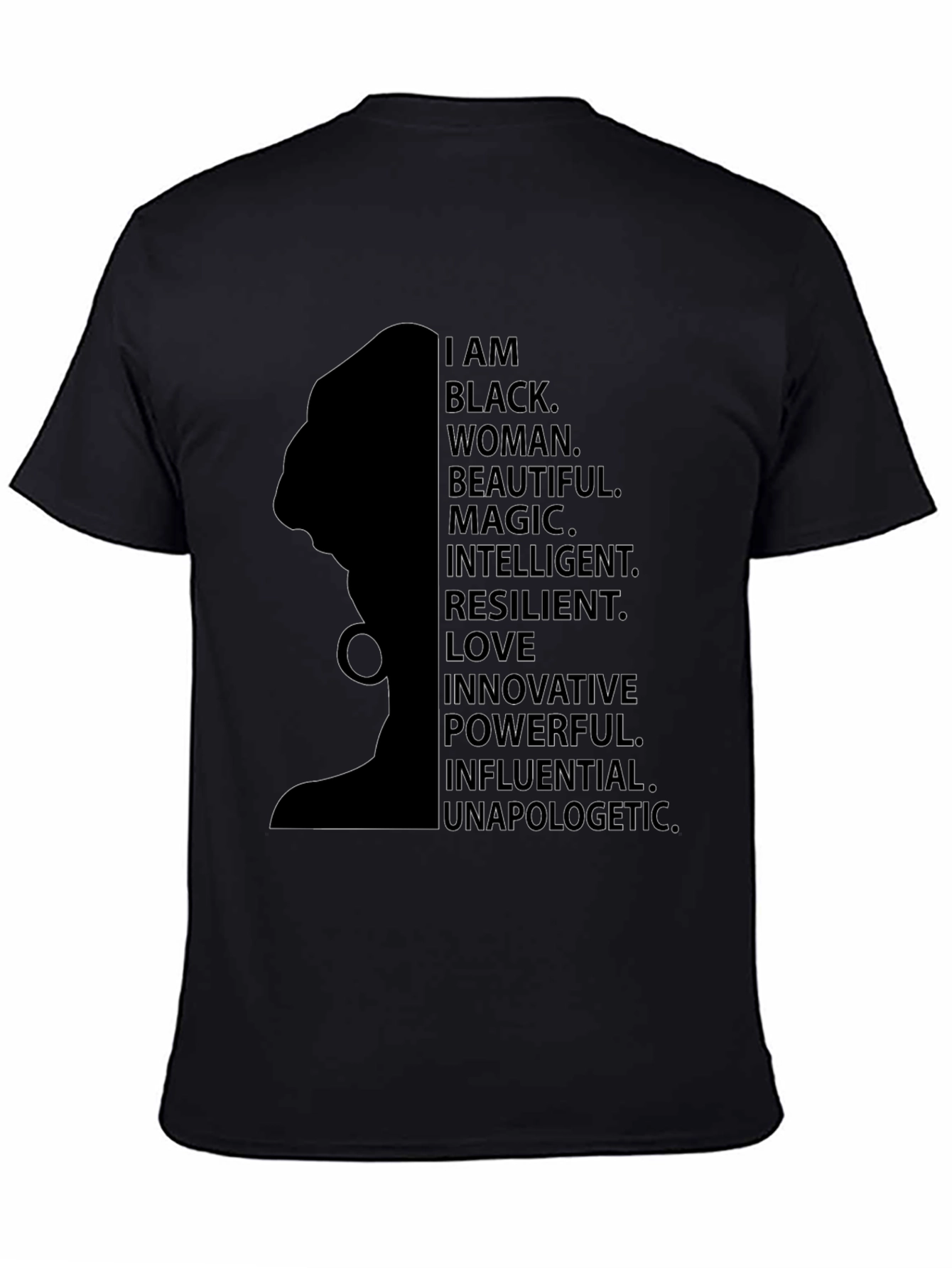 Empowered Black Woman Graphic Tee