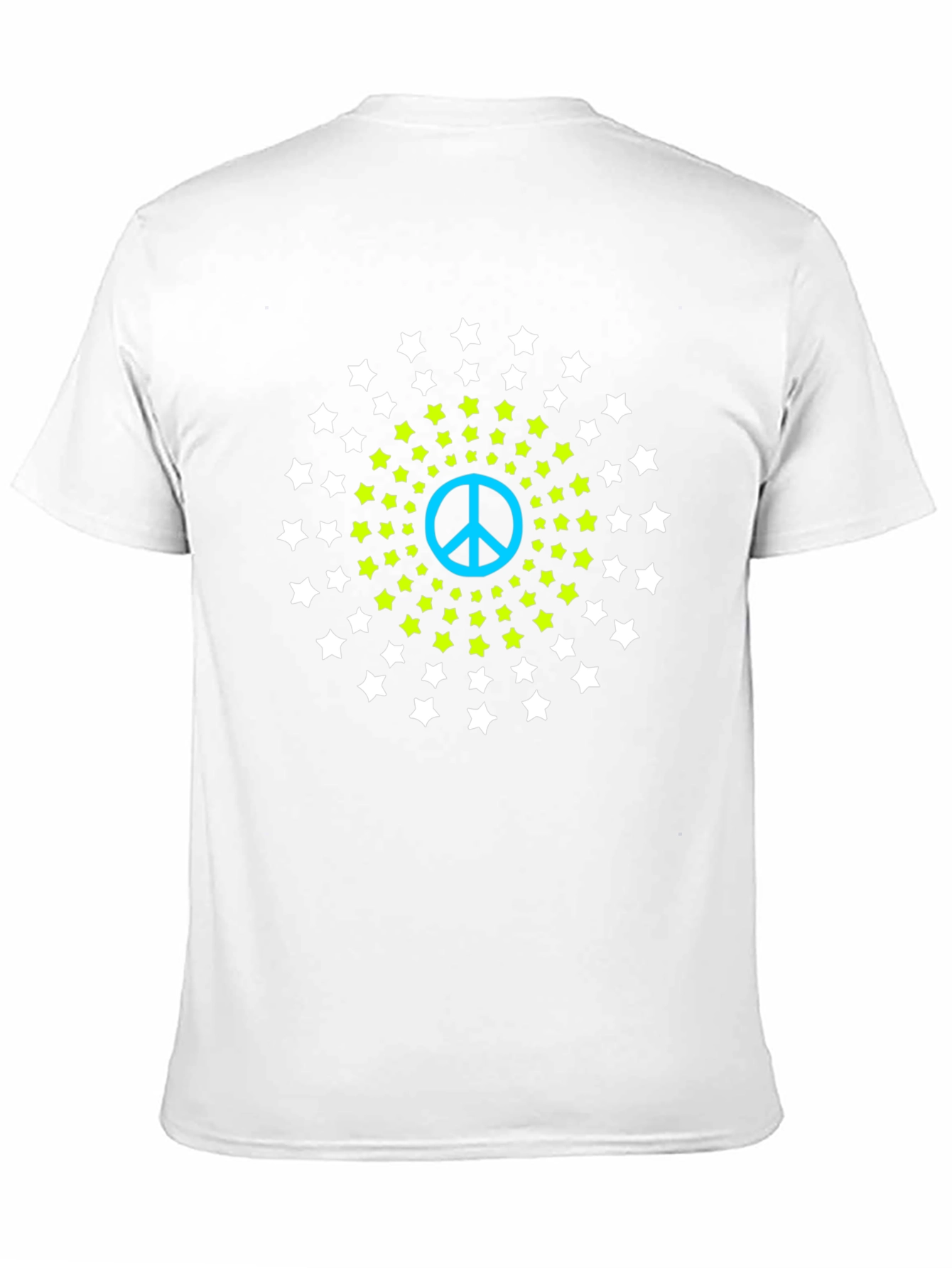 Peace Starburst Graphic Tee - Black