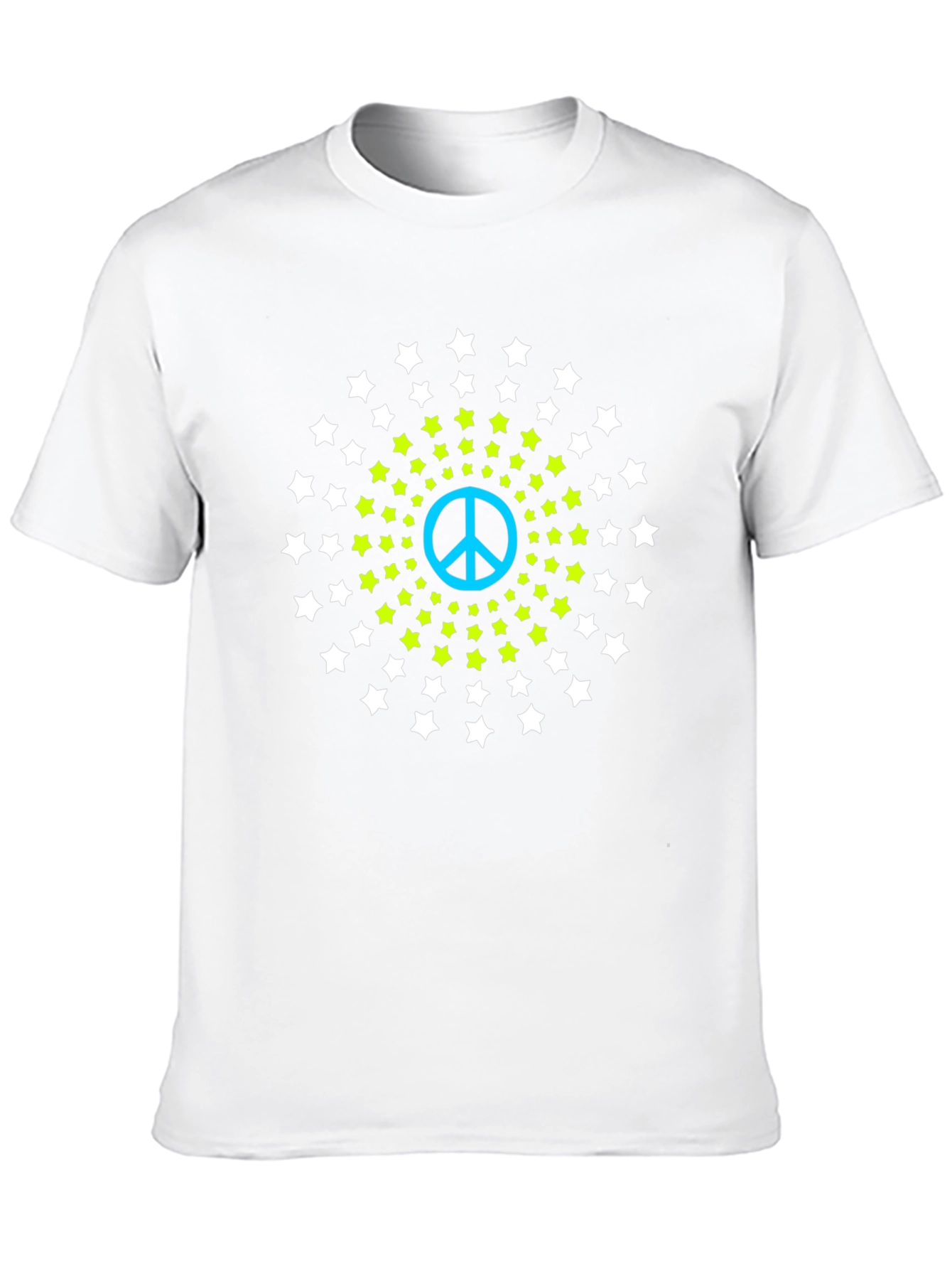Peace Starburst Graphic Tee - Black