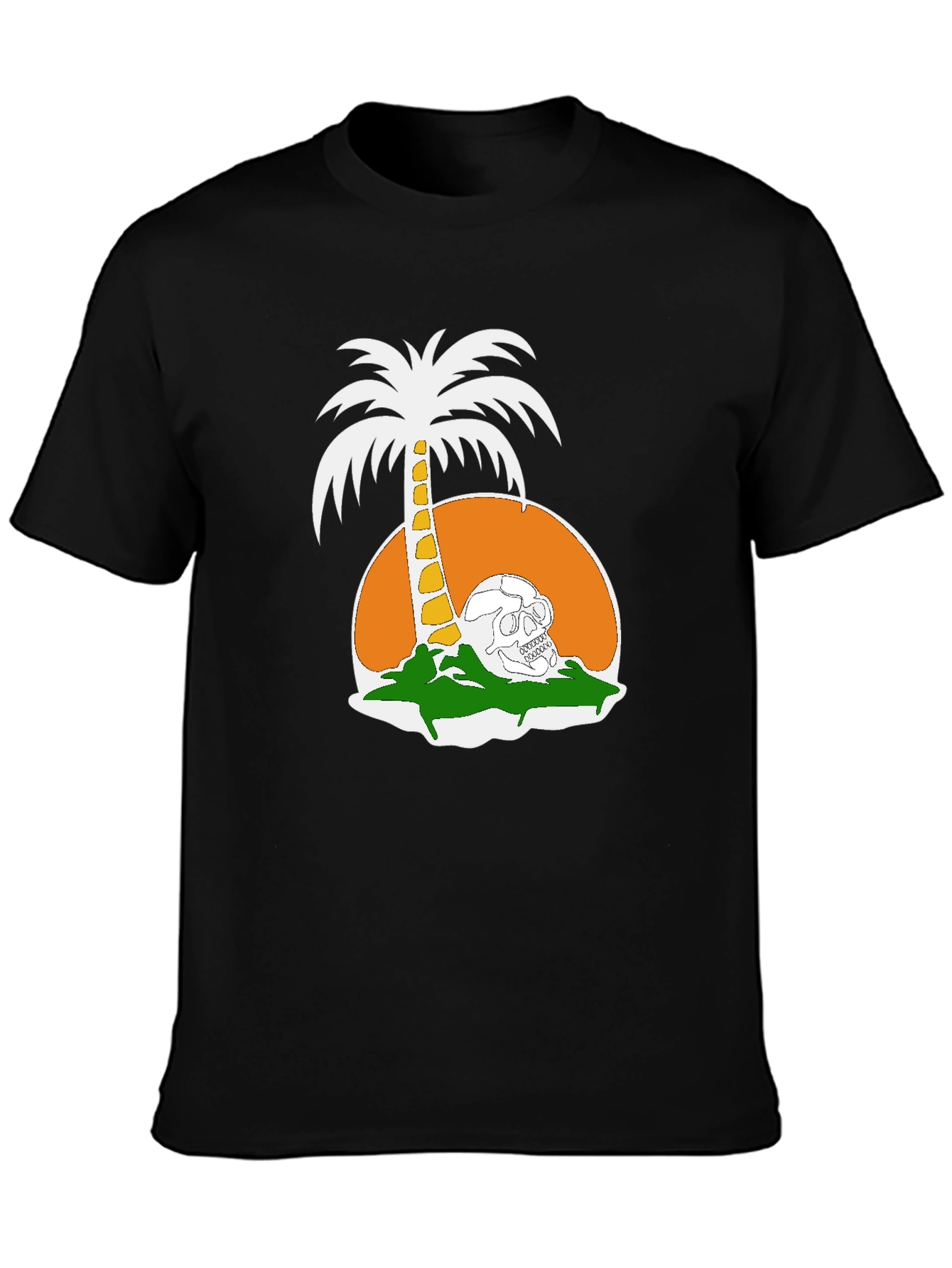 Skull Island T-Shirt - Tropical Grim Reaper