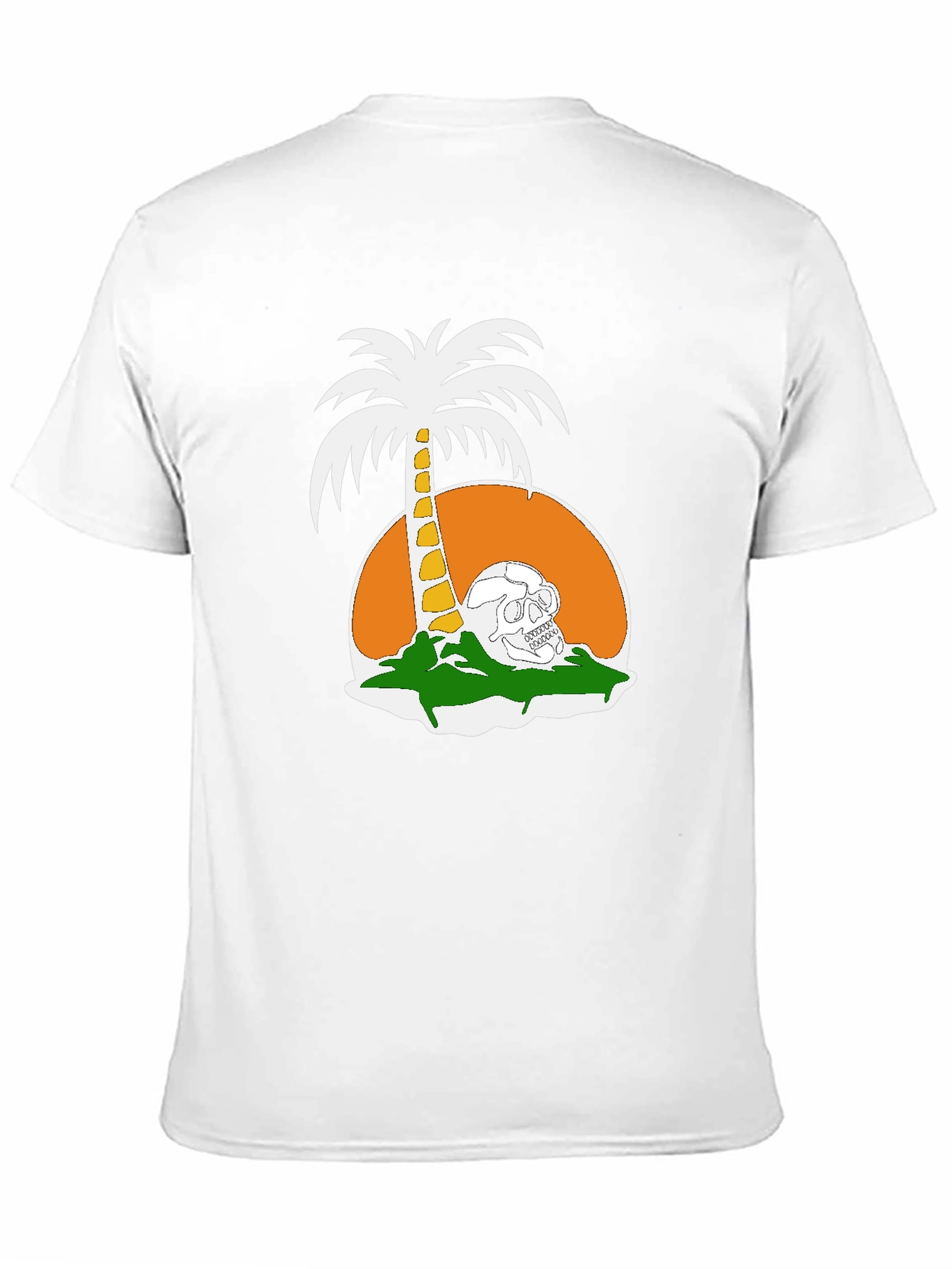 Skull Island T-Shirt - Tropical Grim Reaper