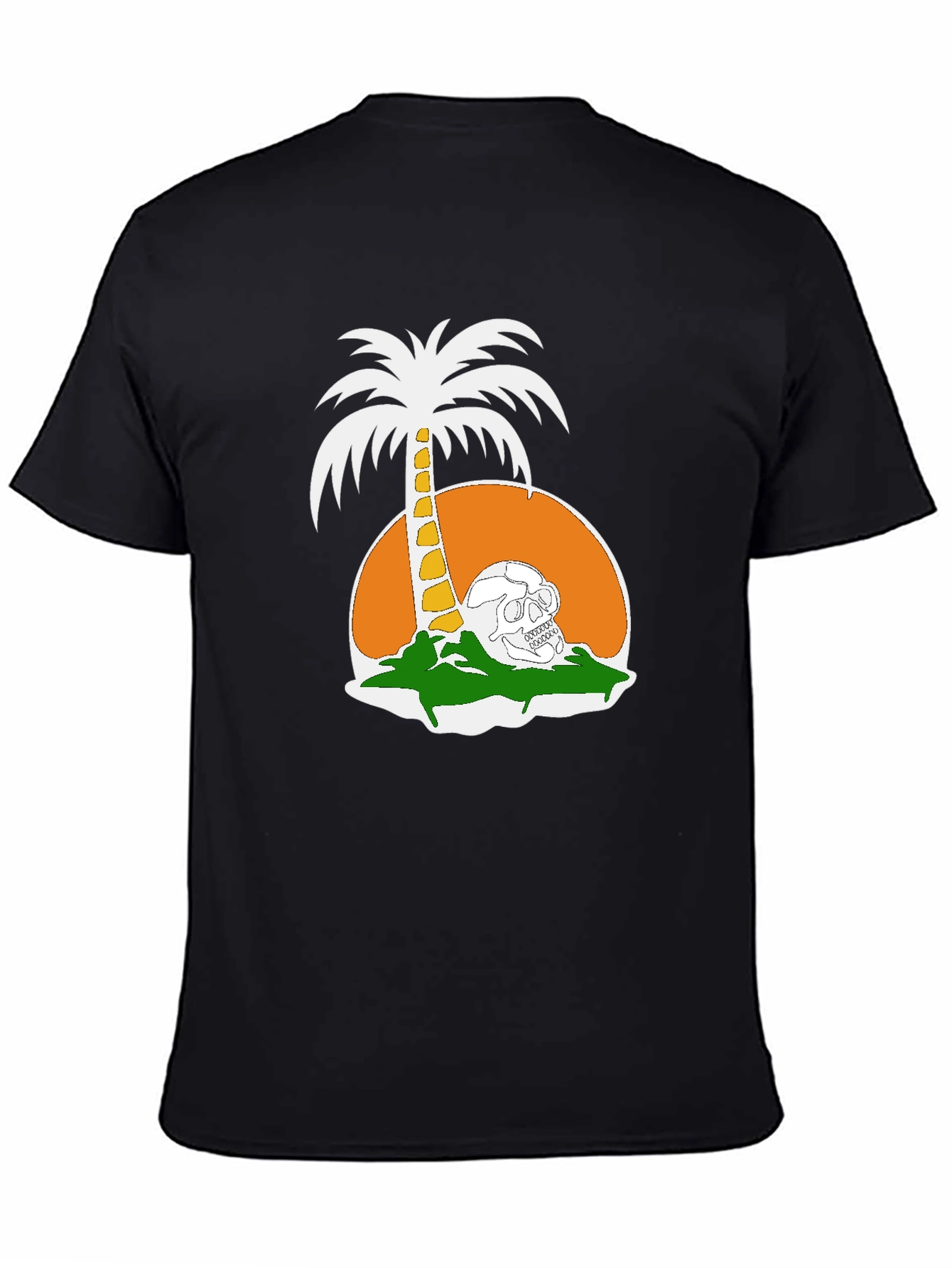 Skull Island T-Shirt - Tropical Grim Reaper