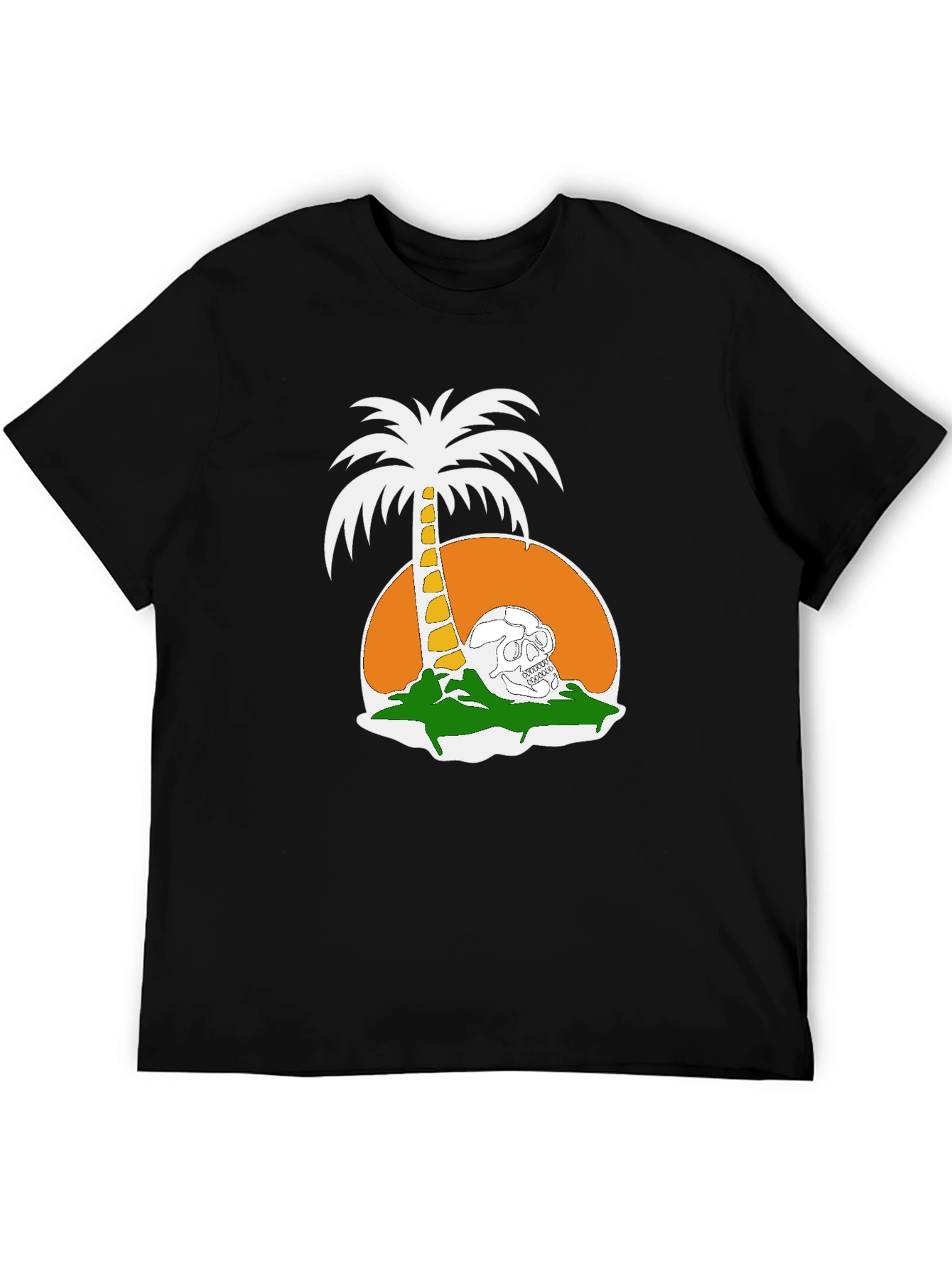 Skull Island T-Shirt - Tropical Grim Reaper