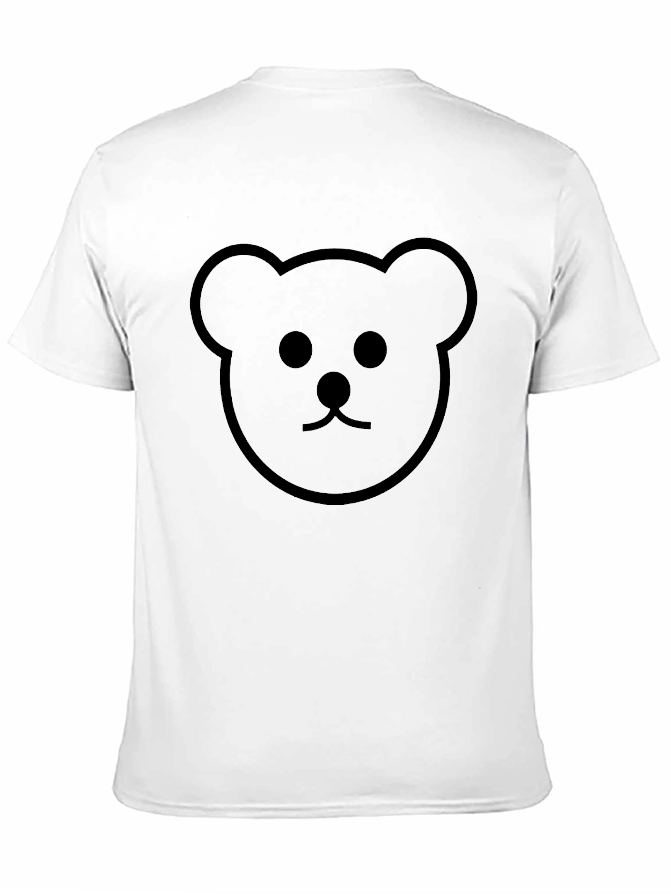 Bear Graphic Black T-Shirt - Casual Unisex Tee