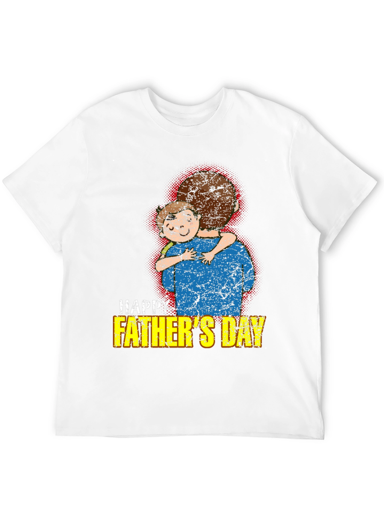Happy Fathers Day T-Shirt Dad and Child Graphic Tee