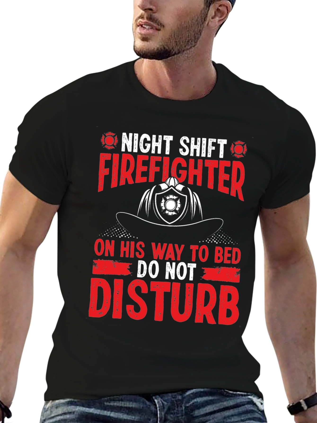 Night Shift Firefighter T-Shirt - Do Not Disturb