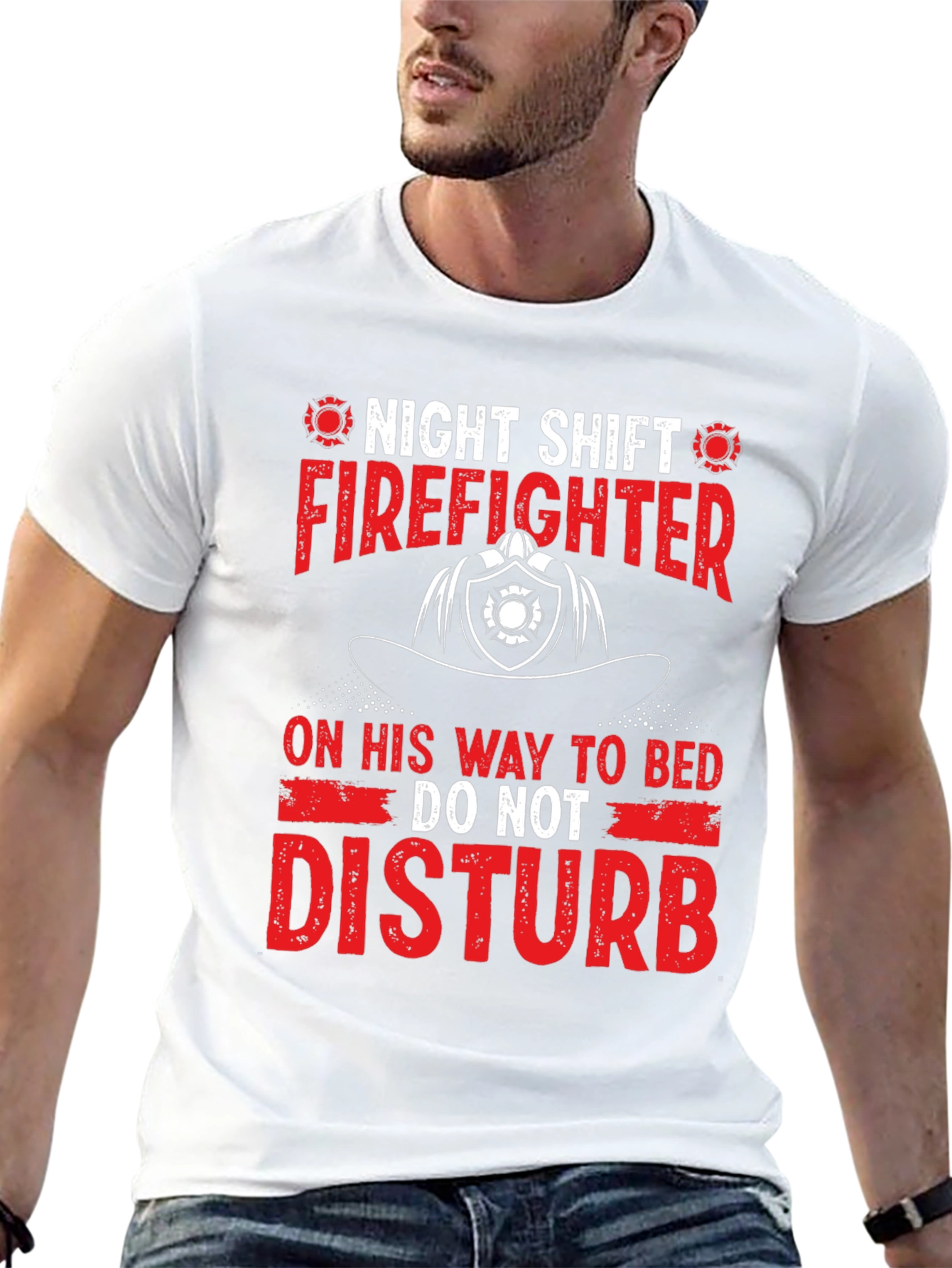 Night Shift Firefighter T-Shirt - Do Not Disturb