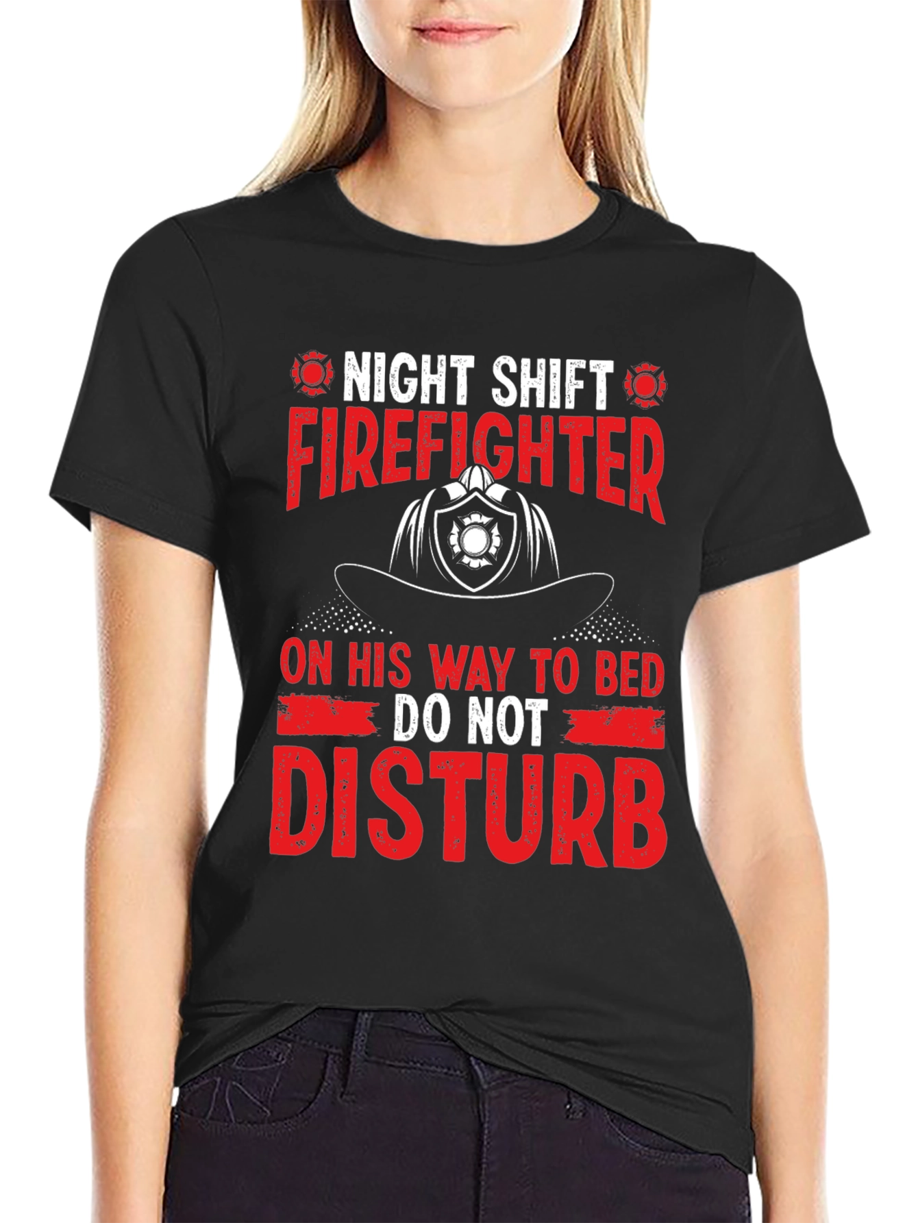Night Shift Firefighter T-Shirt - Do Not Disturb