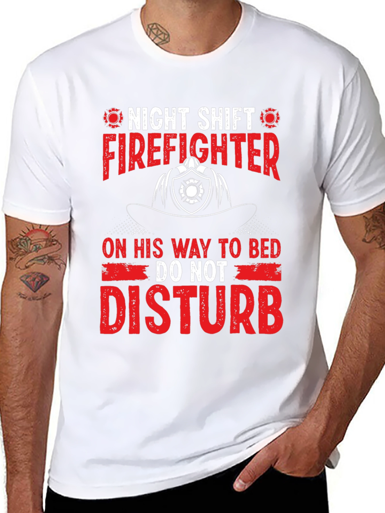 Night Shift Firefighter T-Shirt - Do Not Disturb