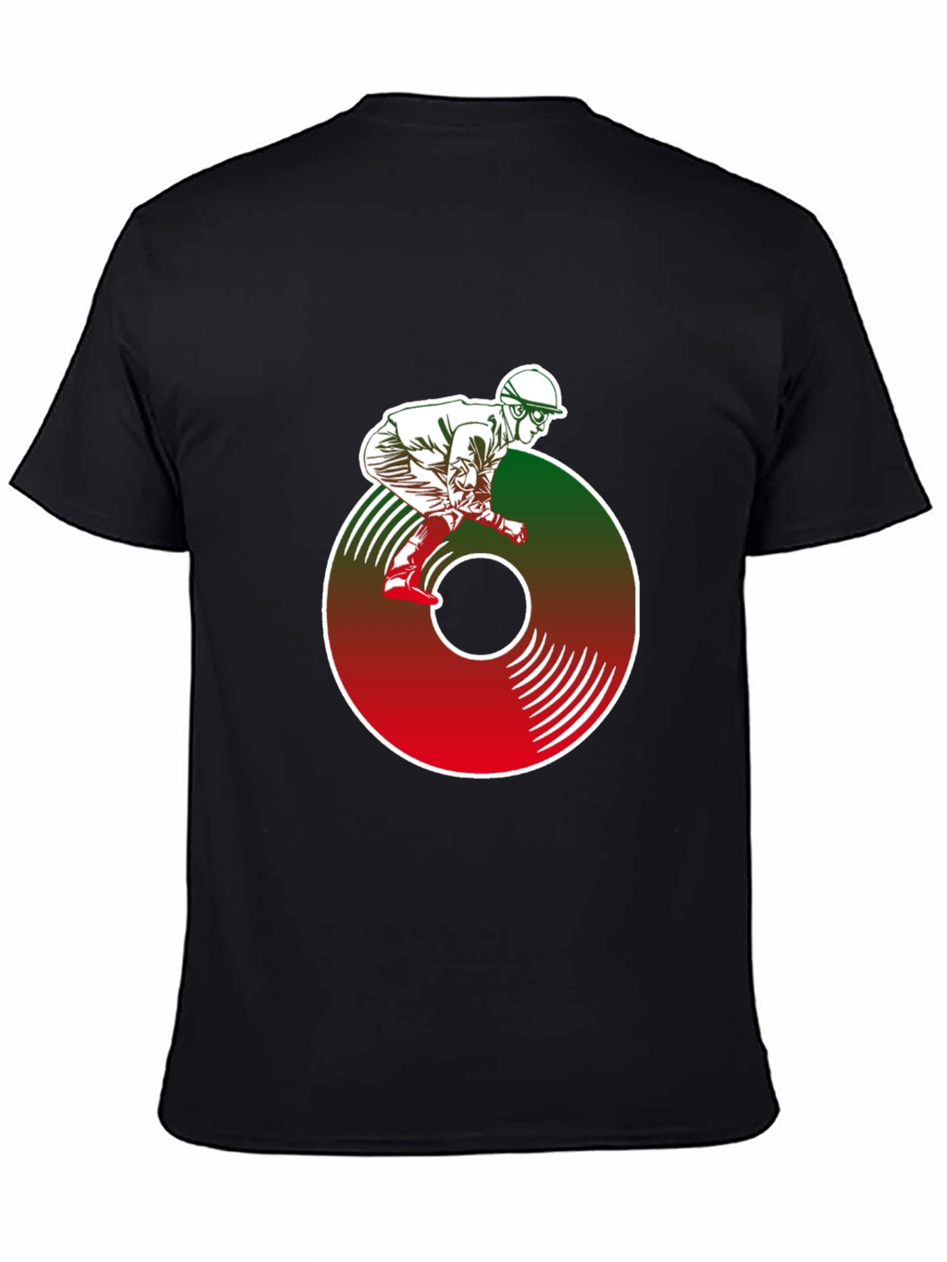 Vinyl Jockey Graphic Tee - Retro Rider