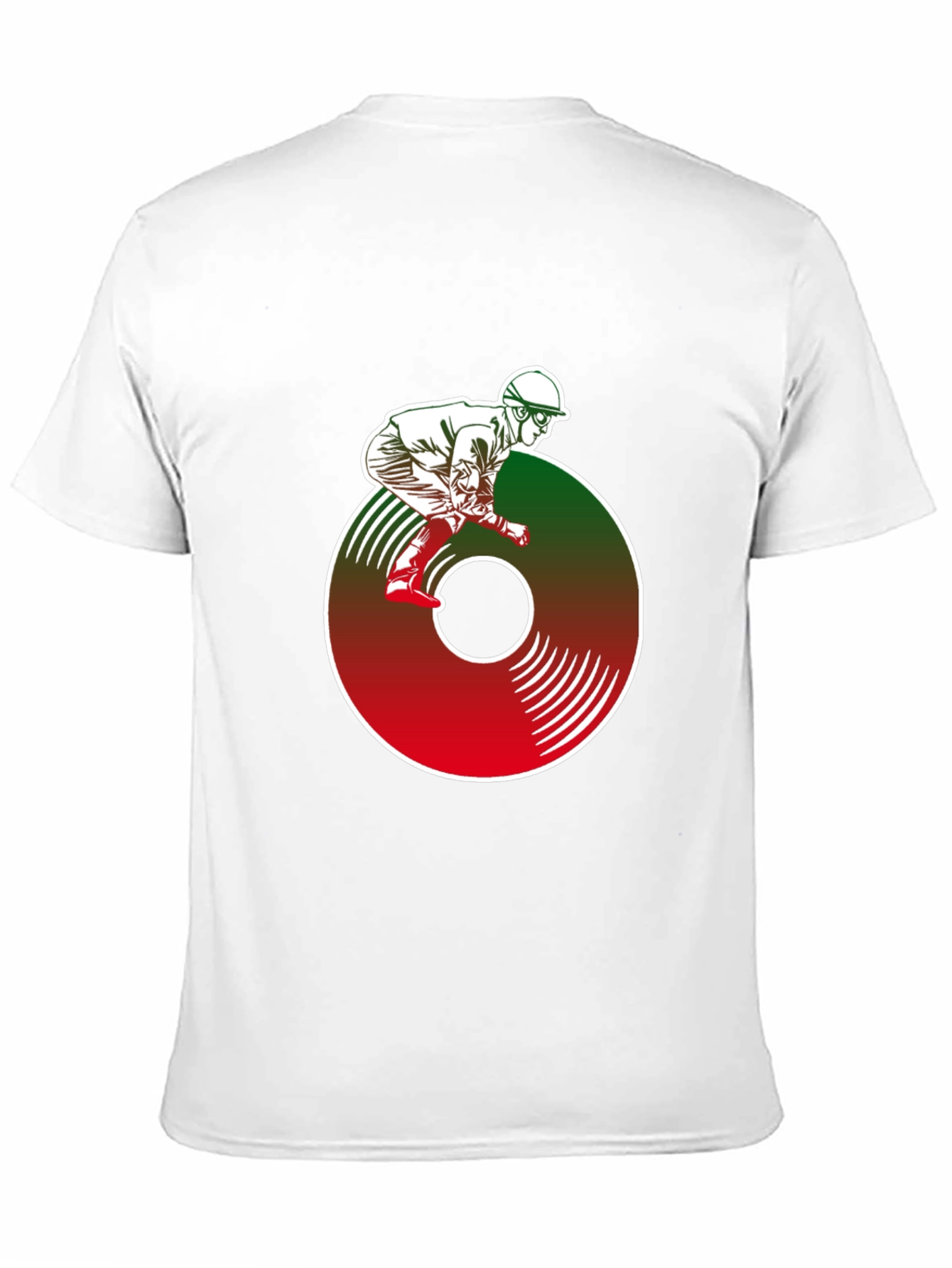 Vinyl Jockey Graphic Tee - Retro Rider