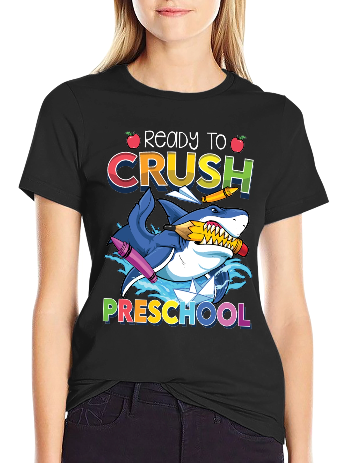 Ready to Crush Preschool Shark T-Shirt