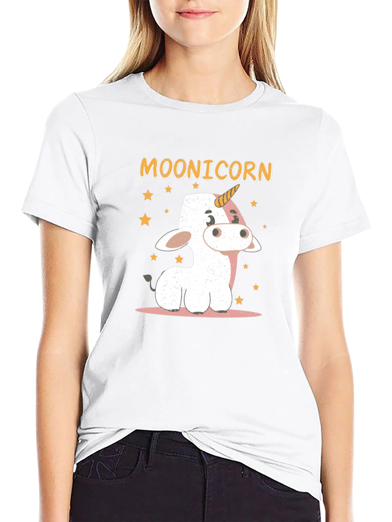 Moonicorn T-Shirt: Unique Cartoon Design