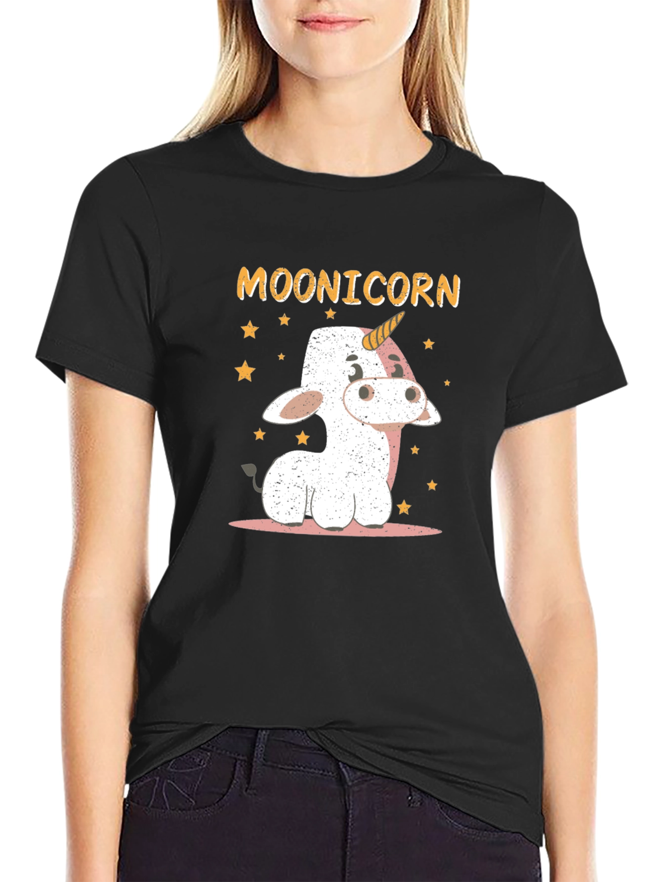 Moonicorn T-Shirt: Unique Cartoon Design