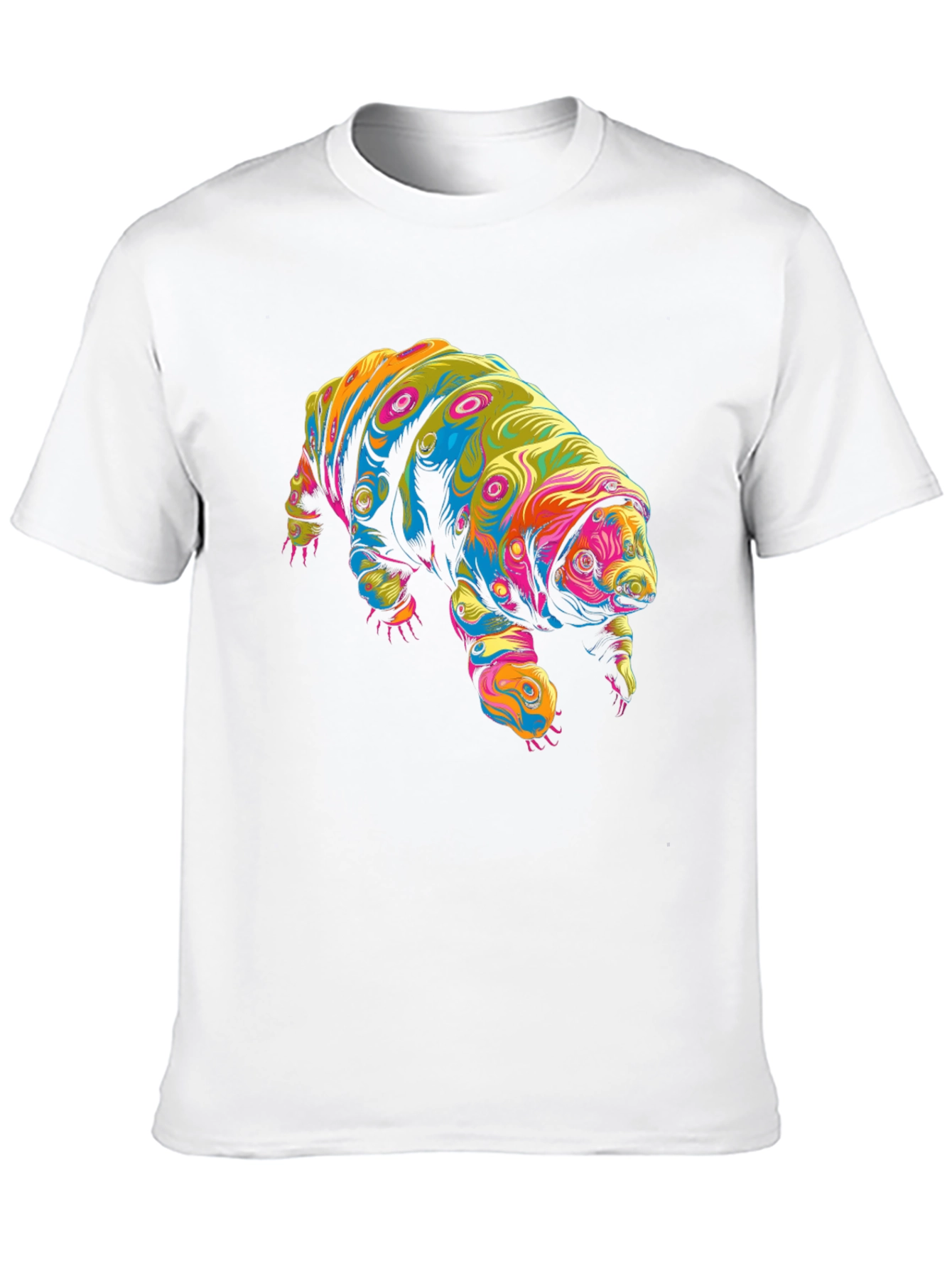 Psychedelic Tardigrade Graphic Tee - Black