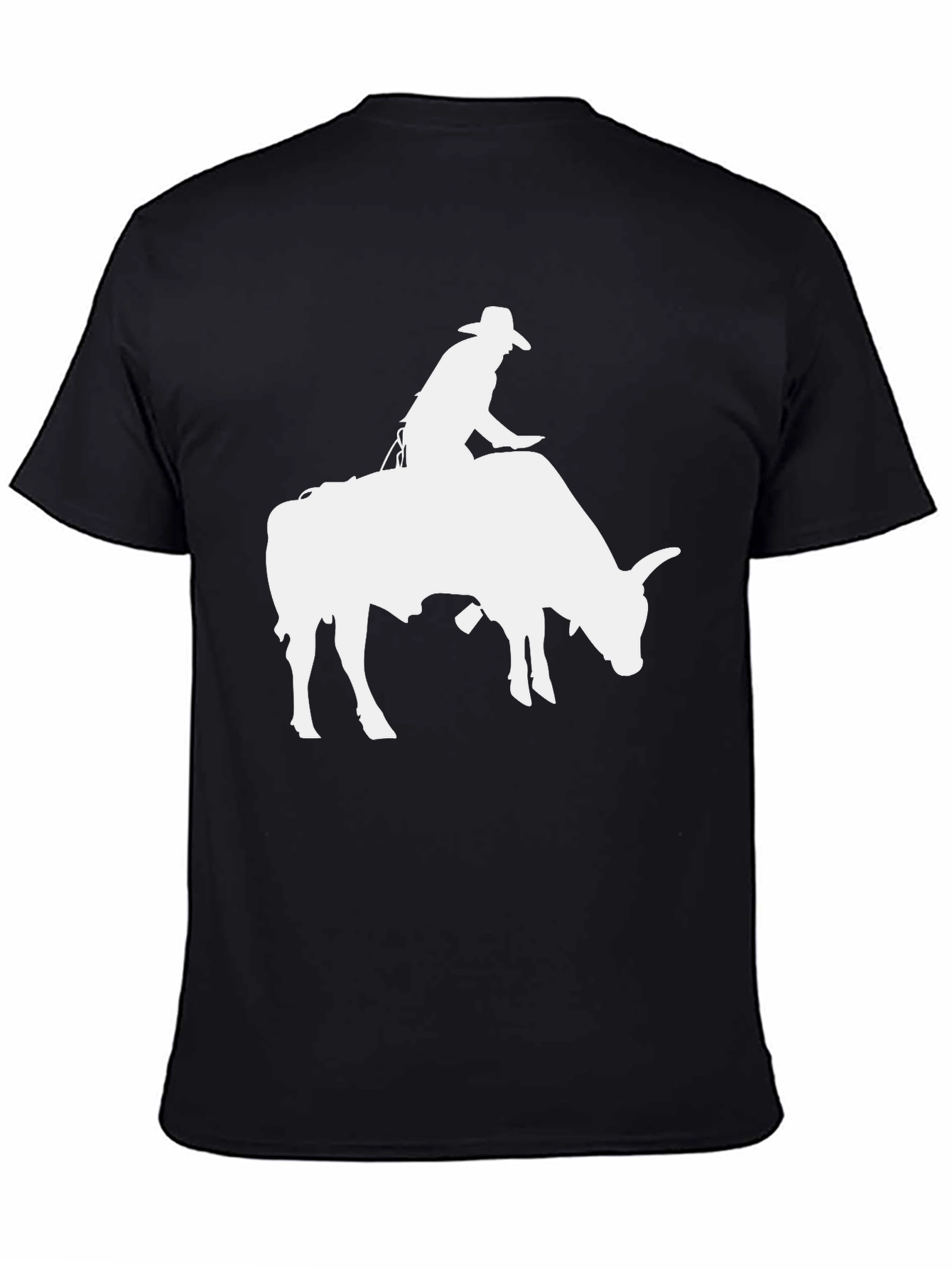 Black Bull Rider Graphic Tee