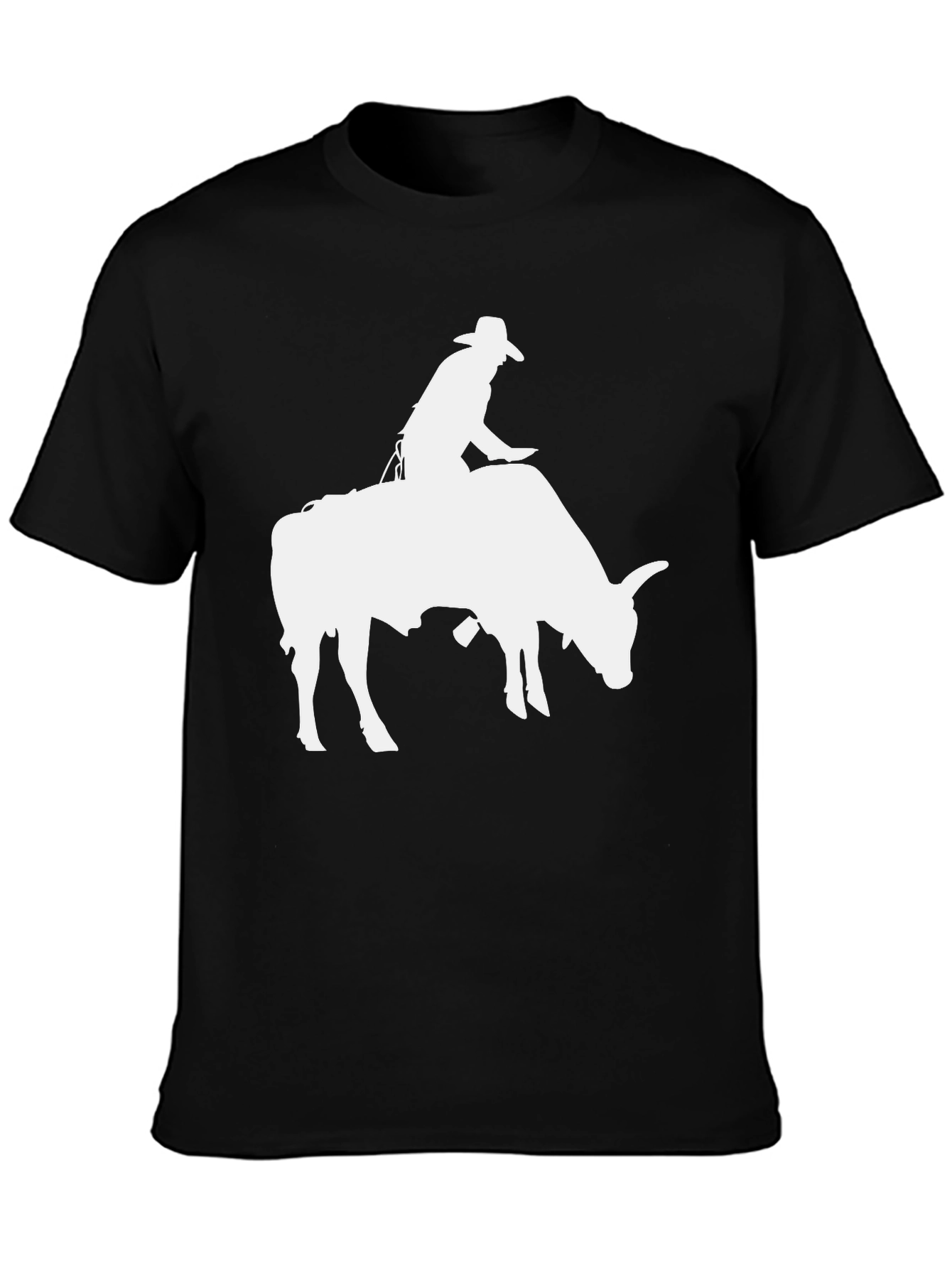 Black Bull Rider Graphic Tee