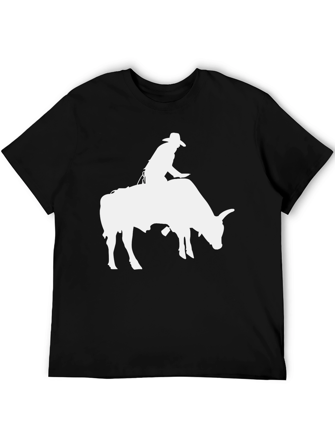 Black Bull Rider Graphic Tee