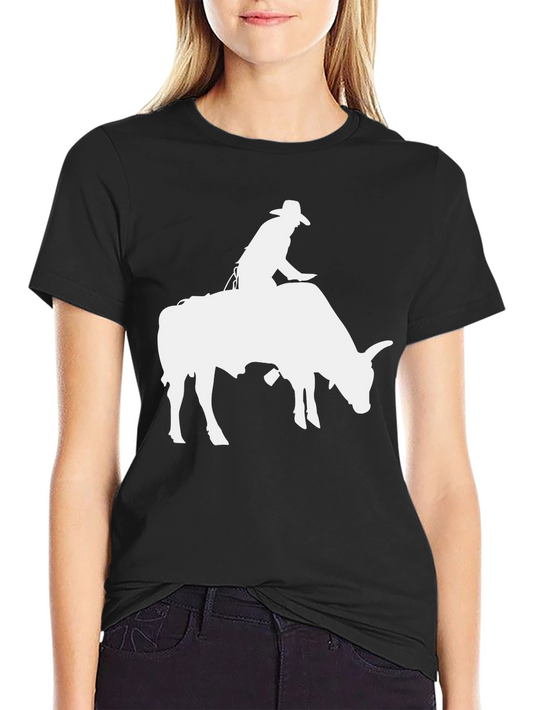 Black Bull Rider Graphic Tee