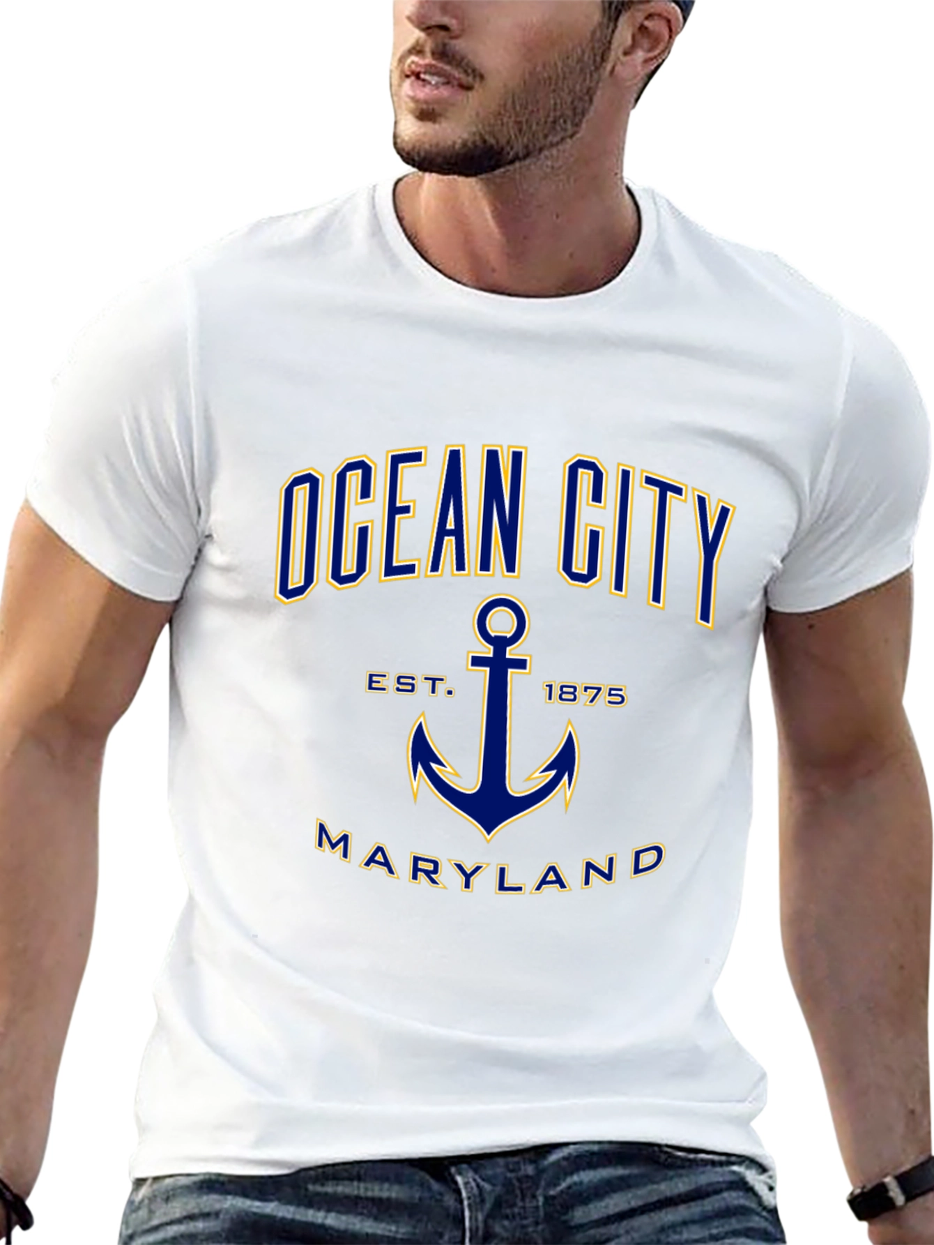 Ocean City Maryland Anchor T-Shirt