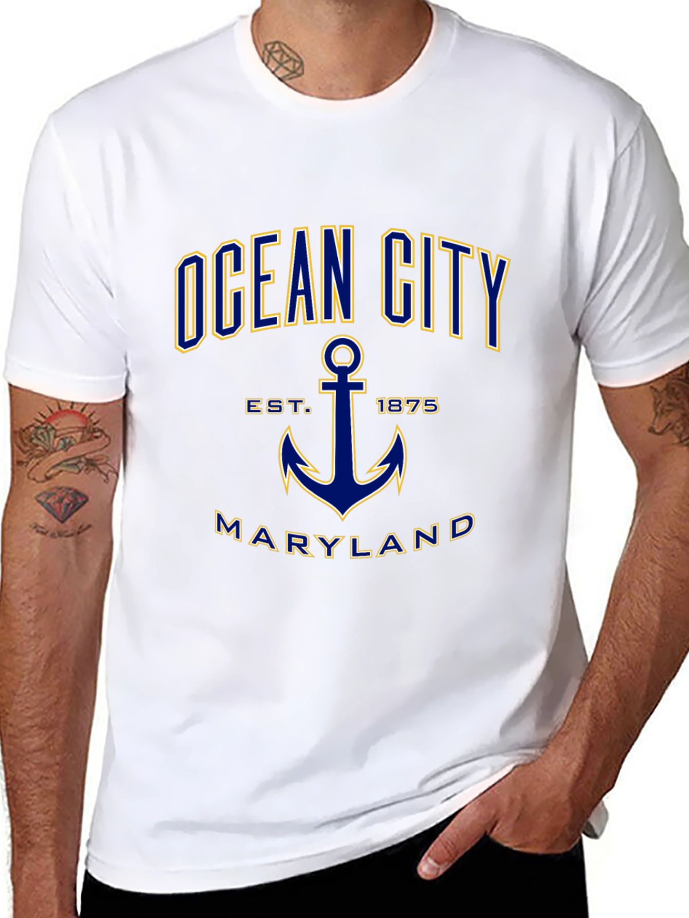 Ocean City Maryland Anchor T-Shirt
