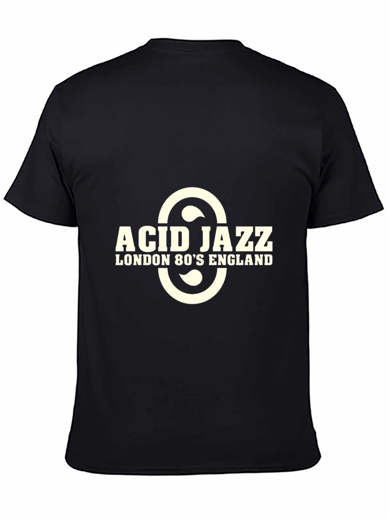 Acid Jazz London 80s England Black T-Shirt