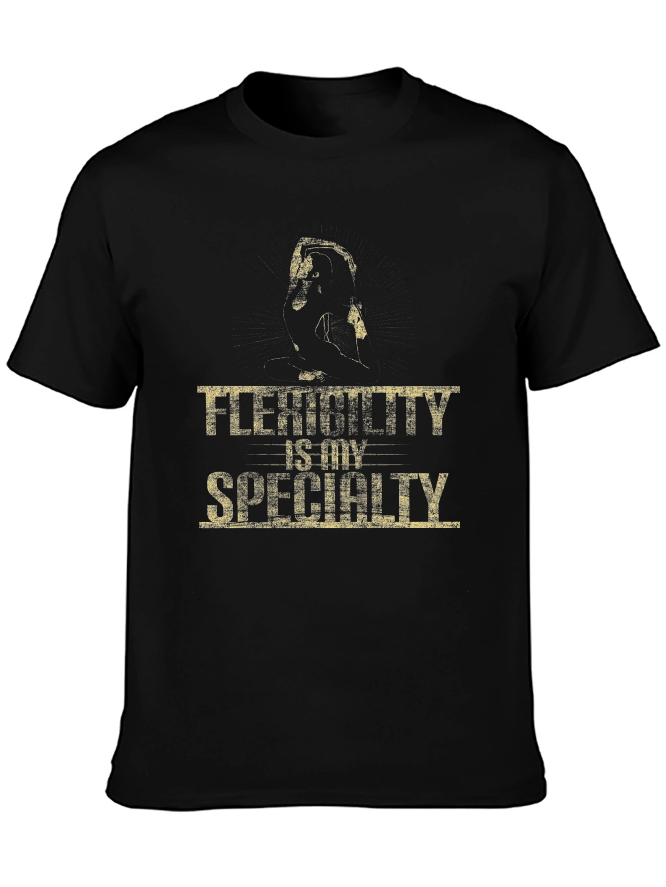 Flexibility is My Specialty Black T-Shirt