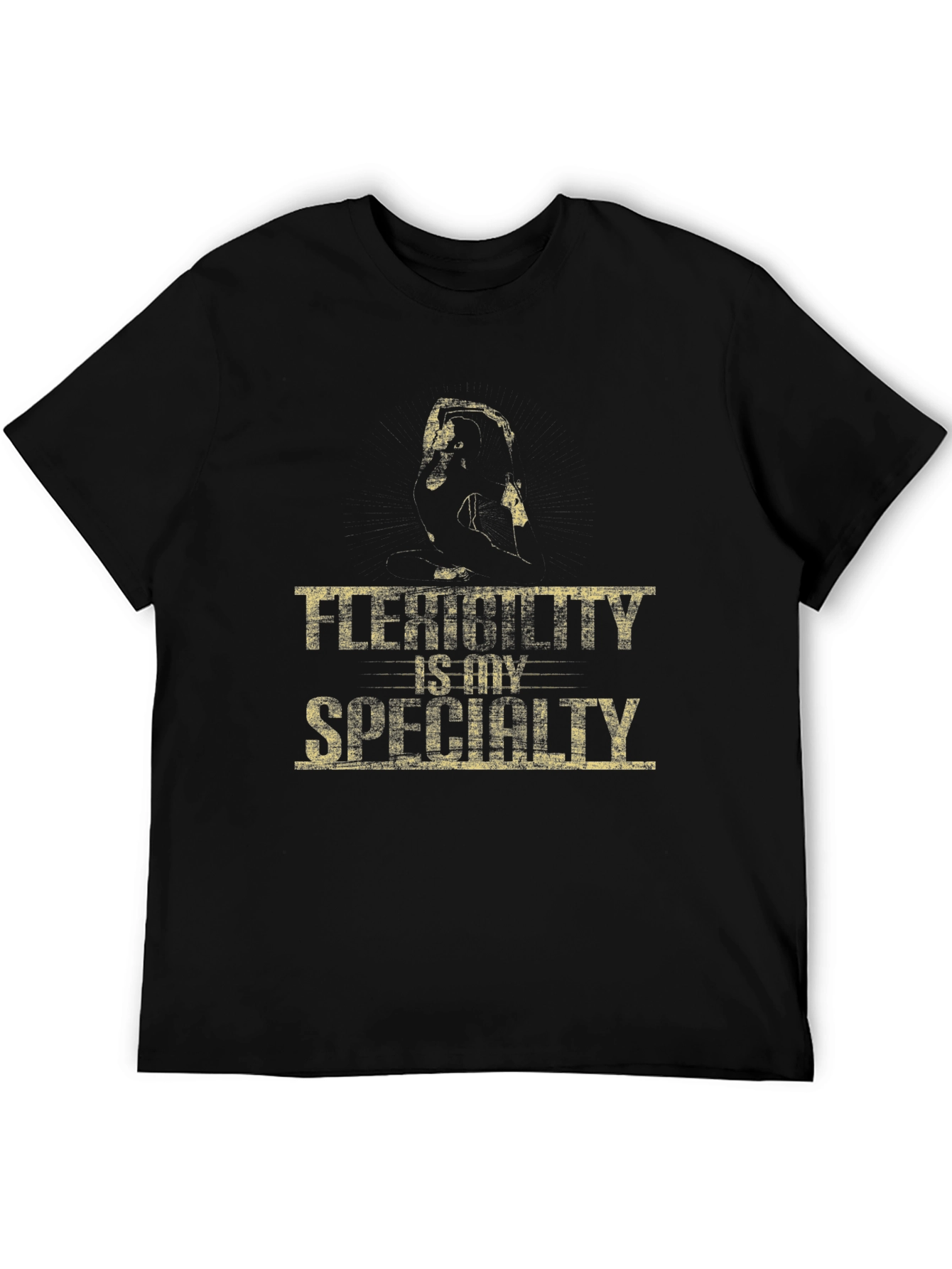 Flexibility is My Specialty Black T-Shirt