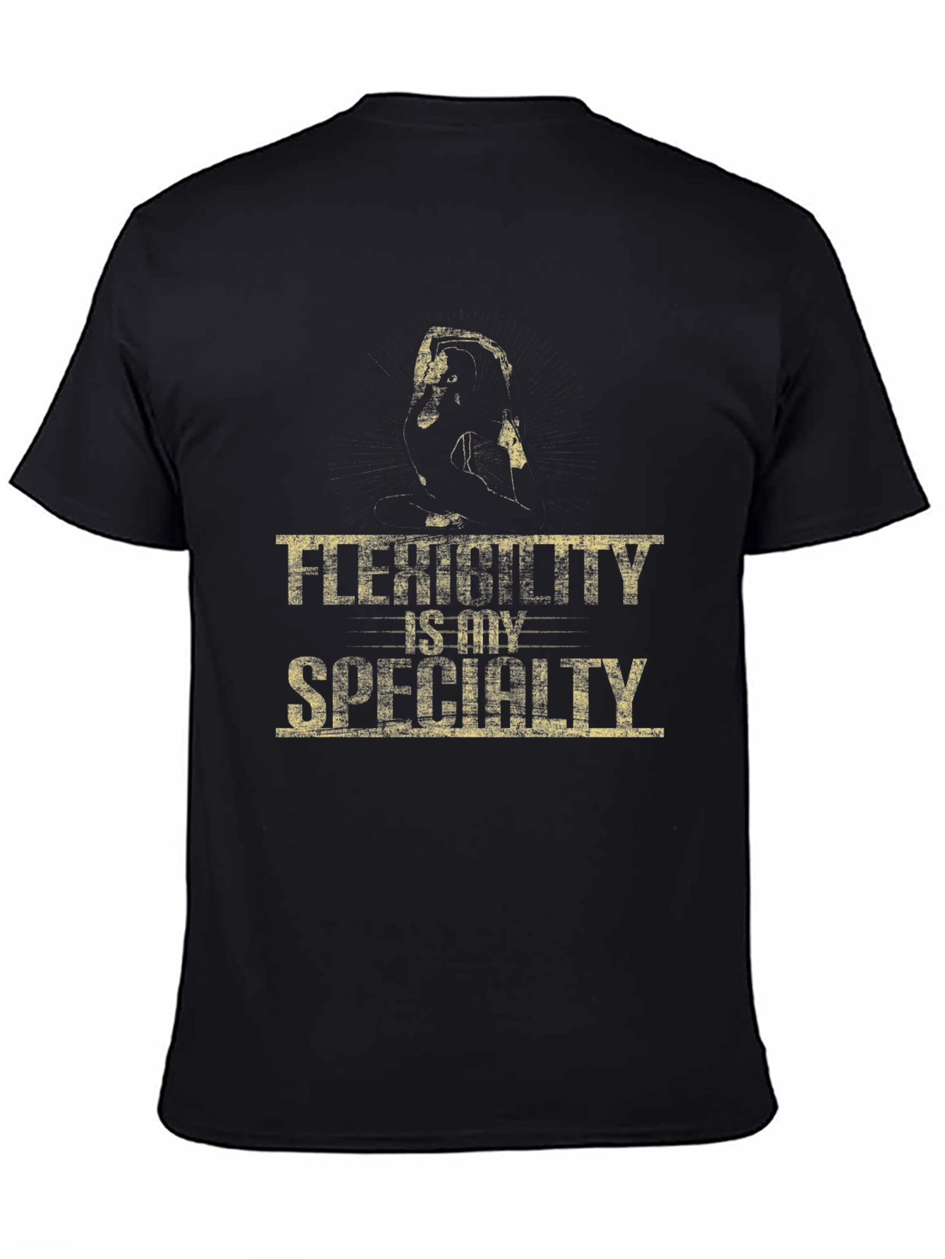 Flexibility is My Specialty Black T-Shirt