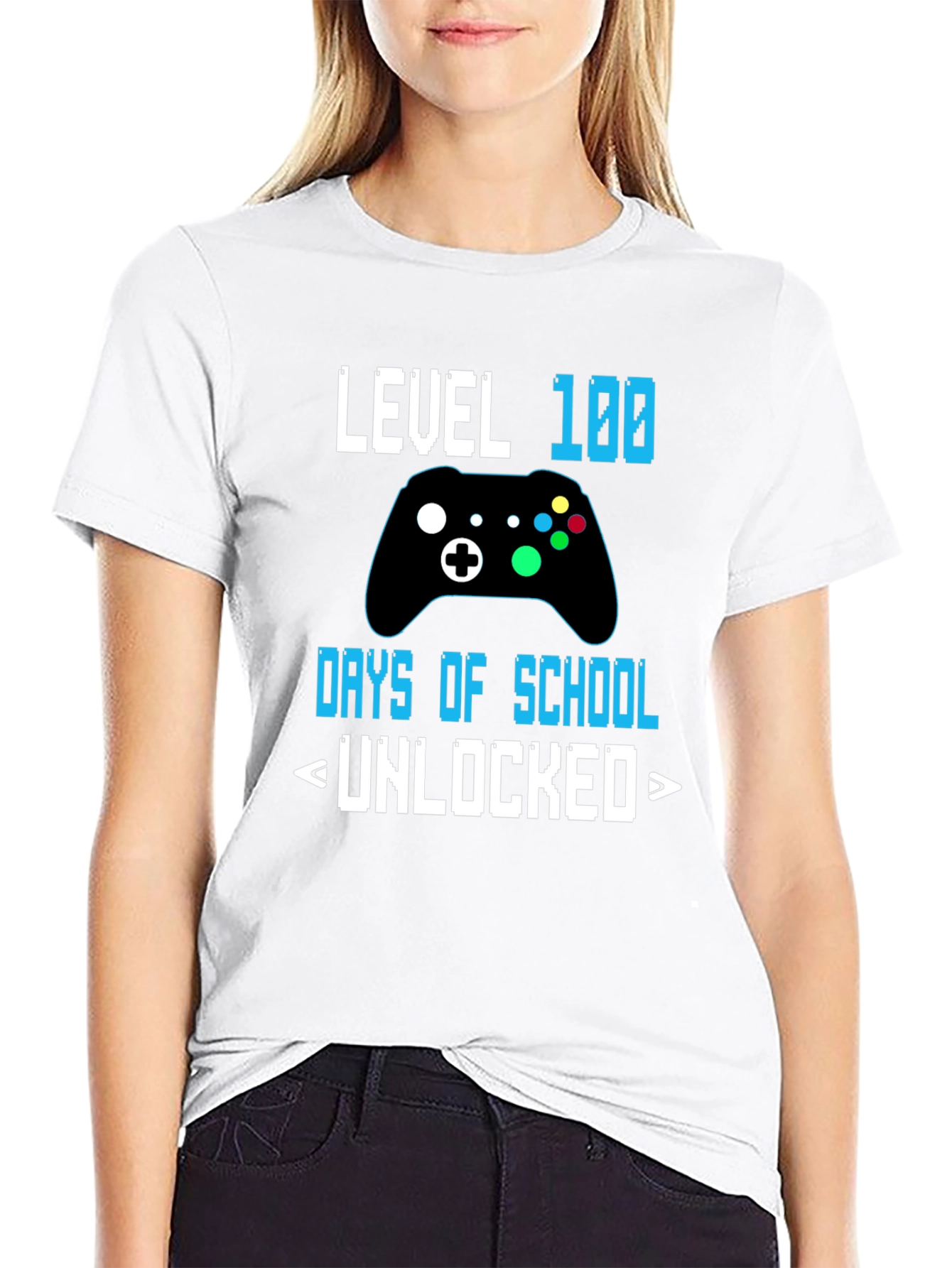 Level 100 Days of School Unlocked T-Shirt