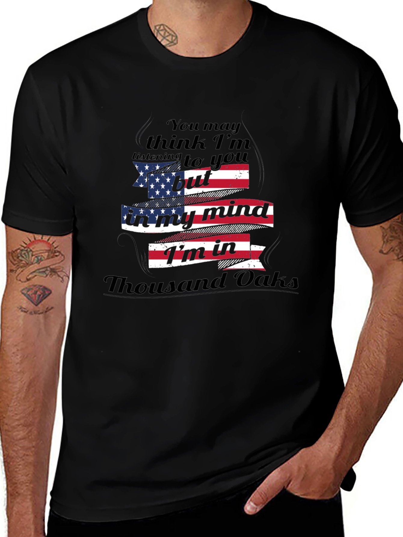 Thousand Oaks Mind T-Shirt Patriotic