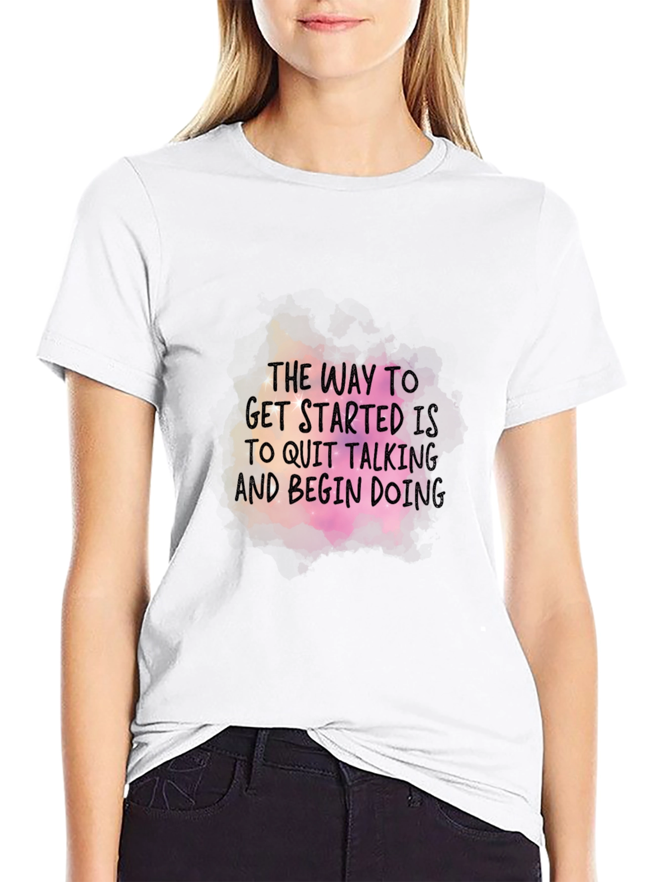 Motivational Graphic T-Shirt - Start Doing!