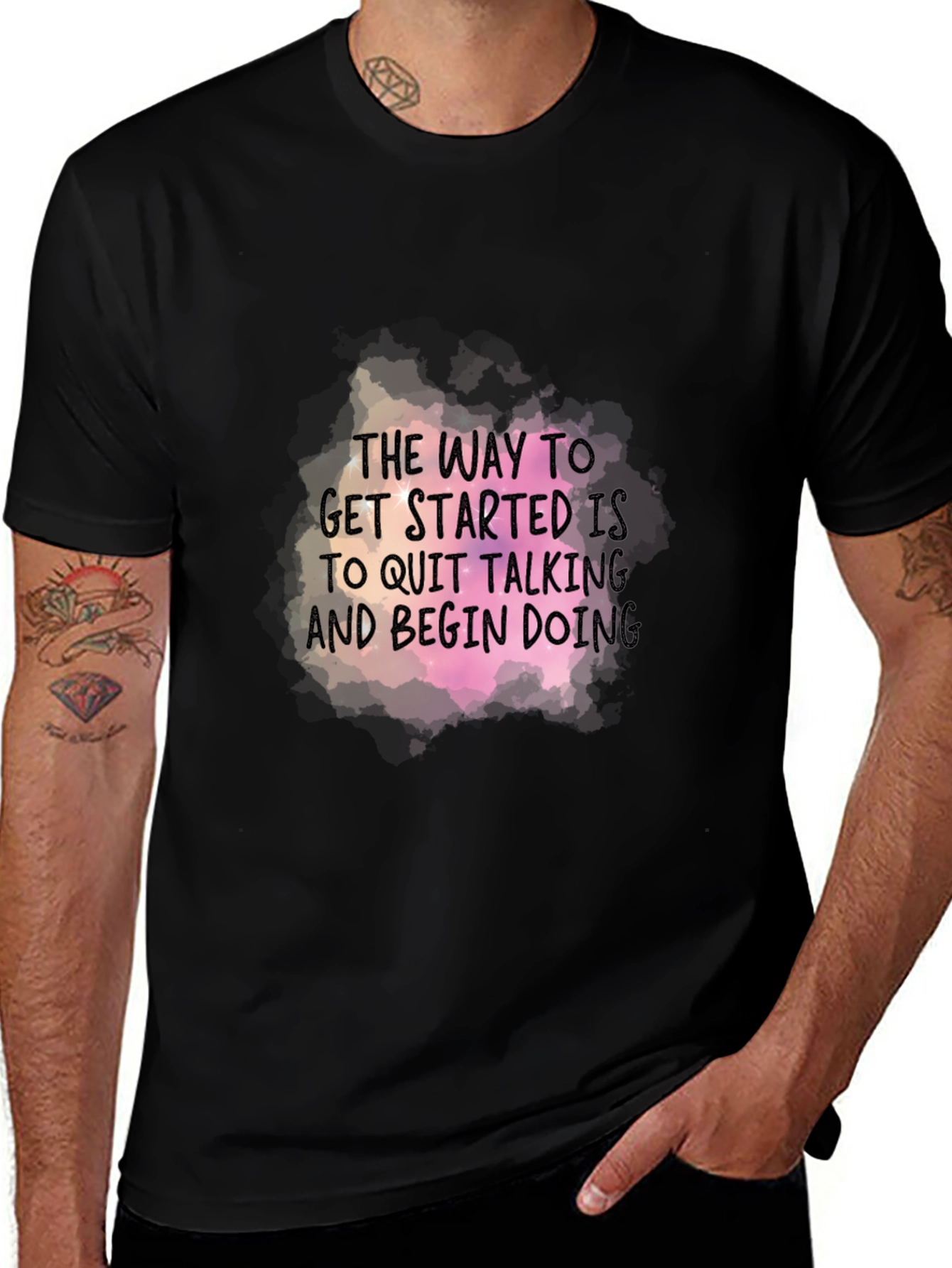 Motivational Graphic T-Shirt - Start Doing!