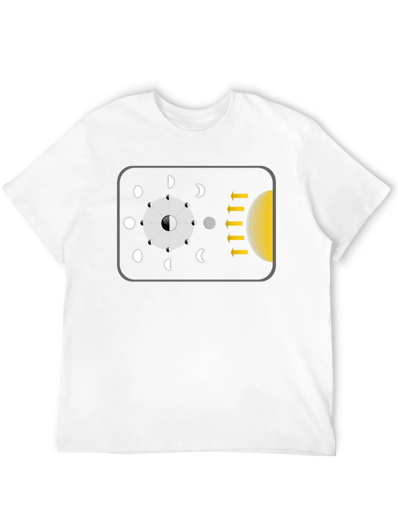 Lunar Phase T-Shirt - Astronomy Graphic Tee