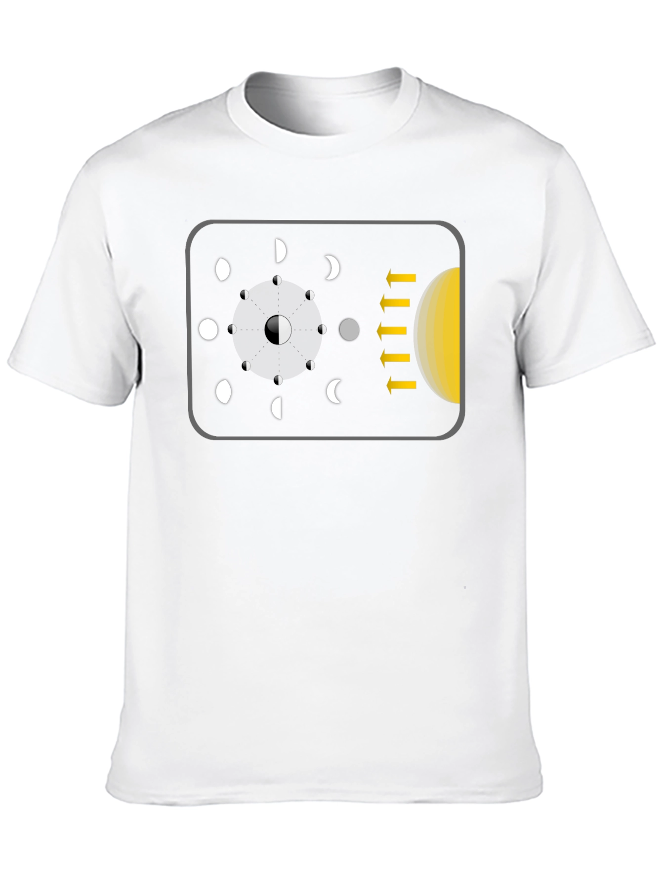 Lunar Phase T-Shirt - Astronomy Graphic Tee