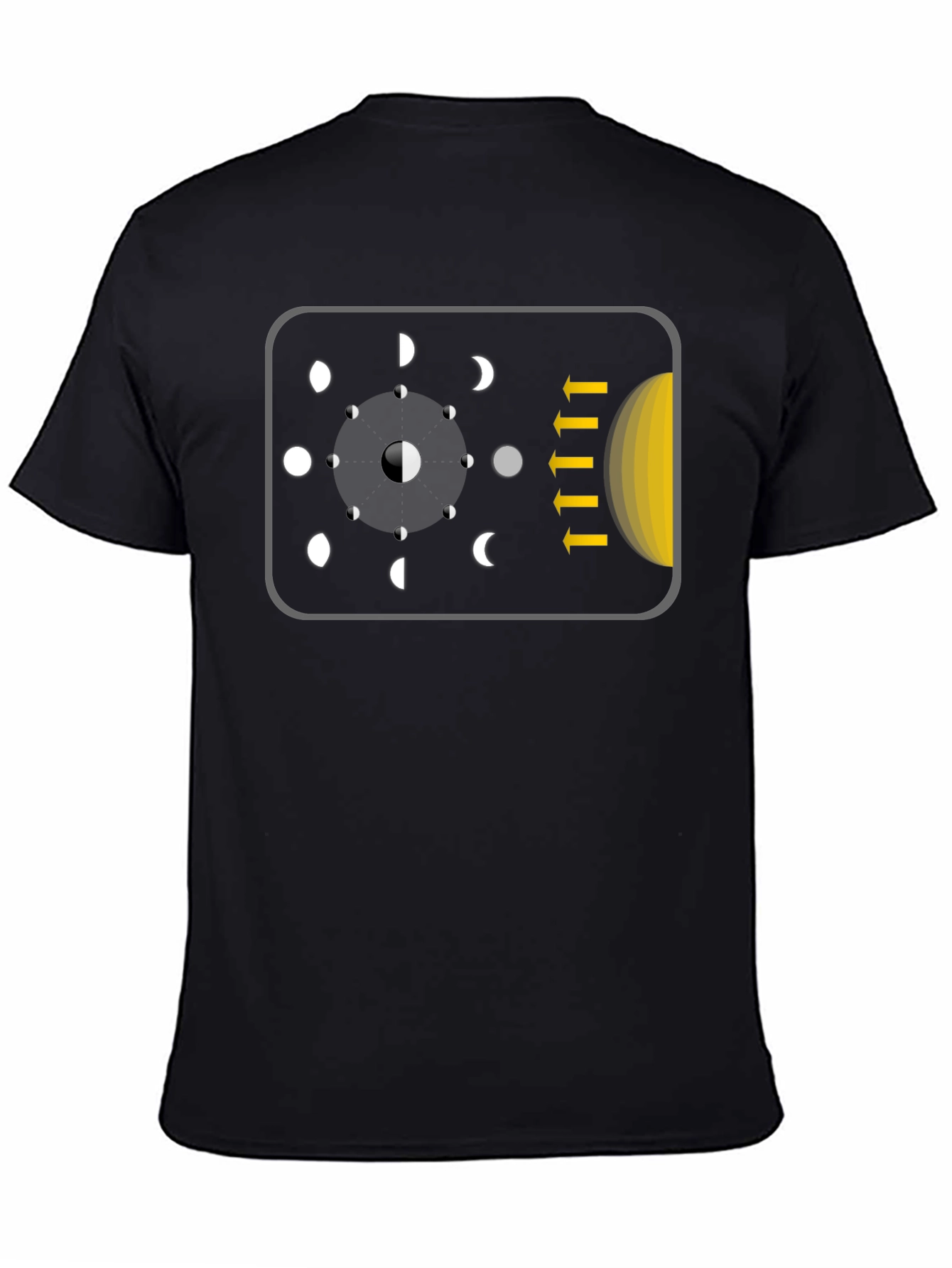 Lunar Phase T-Shirt - Astronomy Graphic Tee
