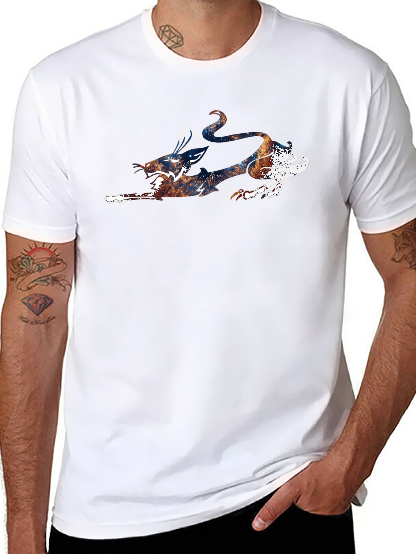 Celestial Dragon Graphic T-Shirt