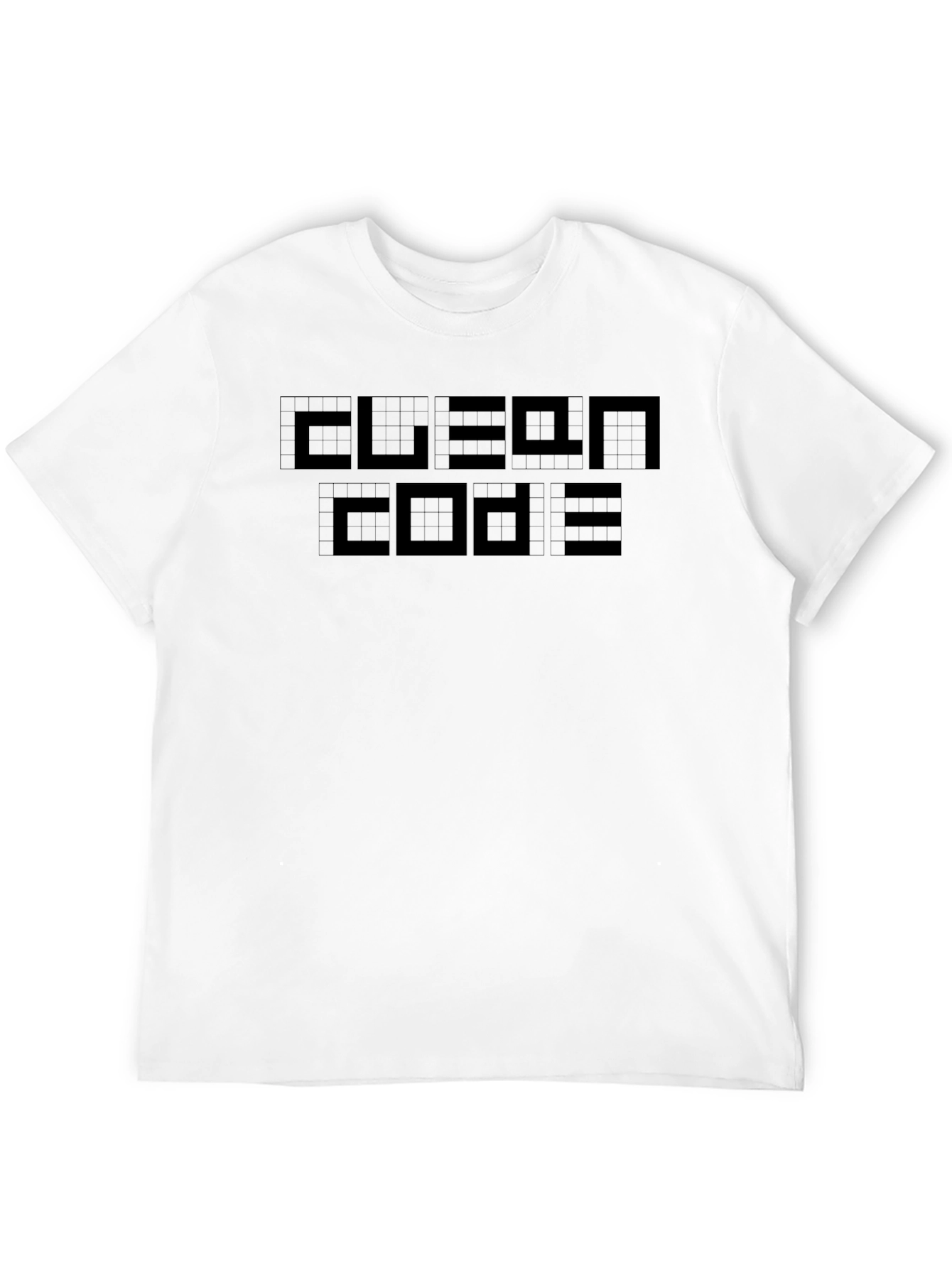 Clean Code T-Shirt - Black Coded Tee