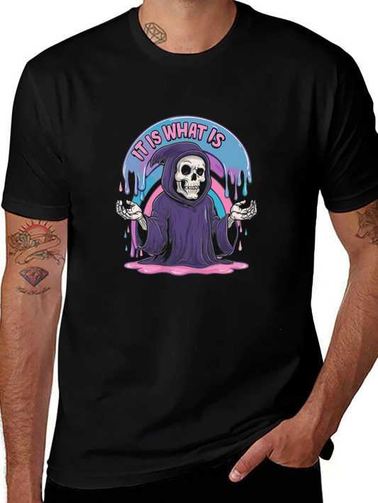 Grim Reaper Rainbow T-Shirt - It Is What It Is Tee