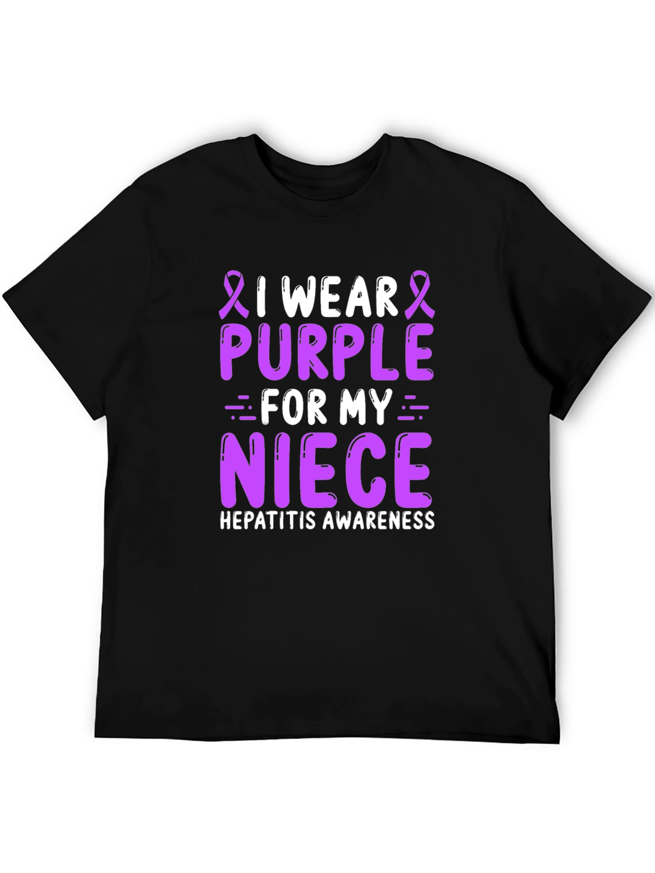 Purple Niece Hepatitis Awareness T-Shirt