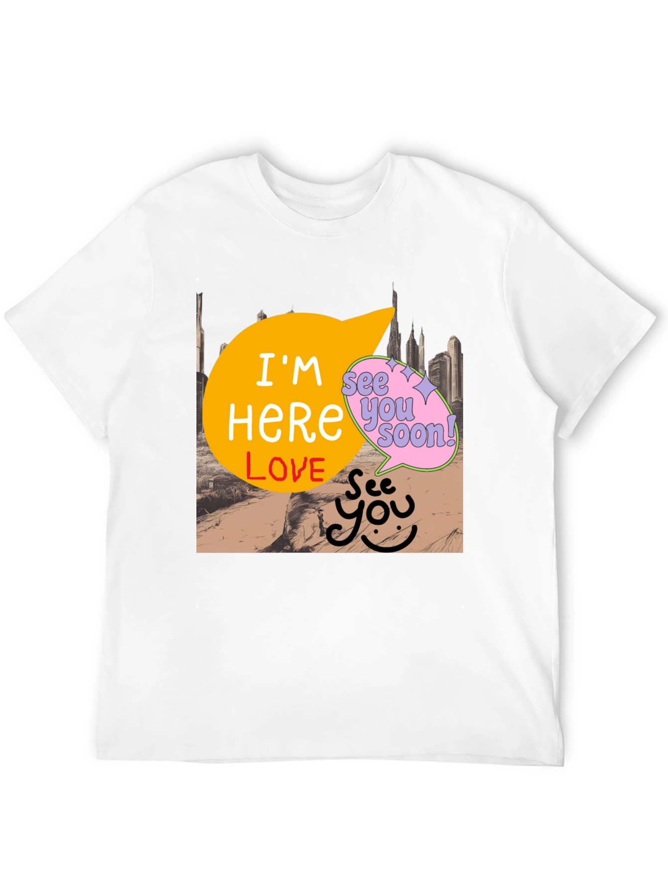 Im Here Love Graphic Tee