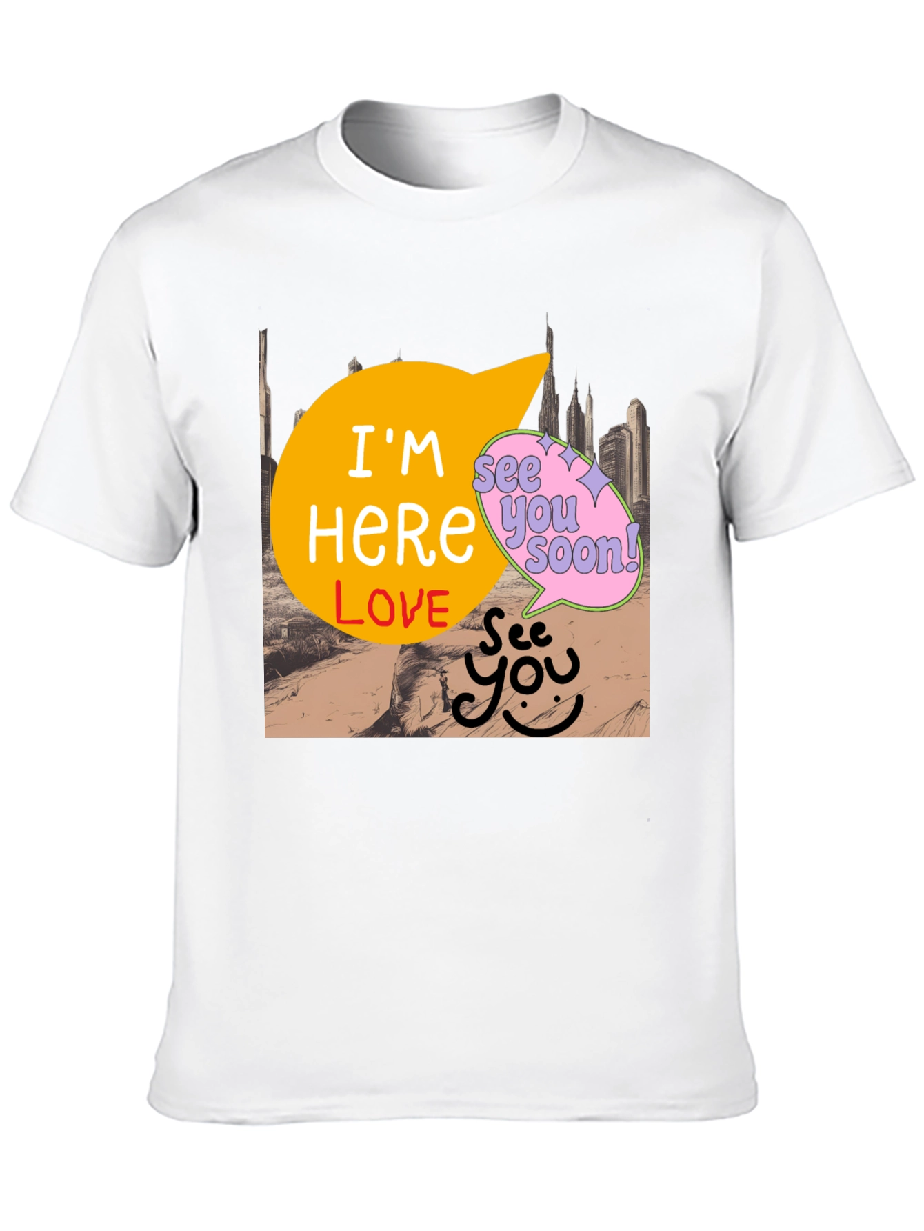 Im Here Love Graphic Tee