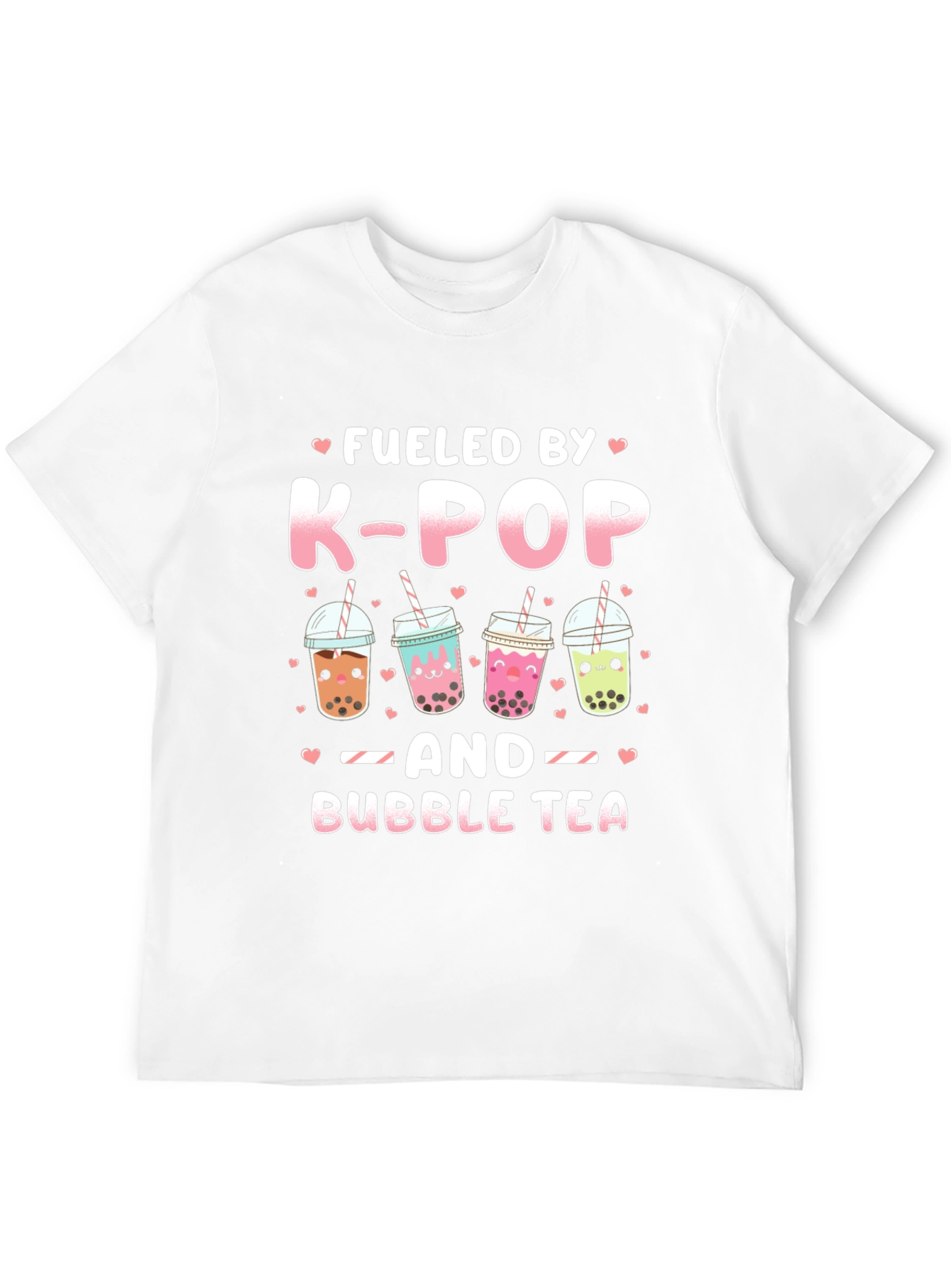Fueled by K-Pop and Bubble Tea T-Shirt