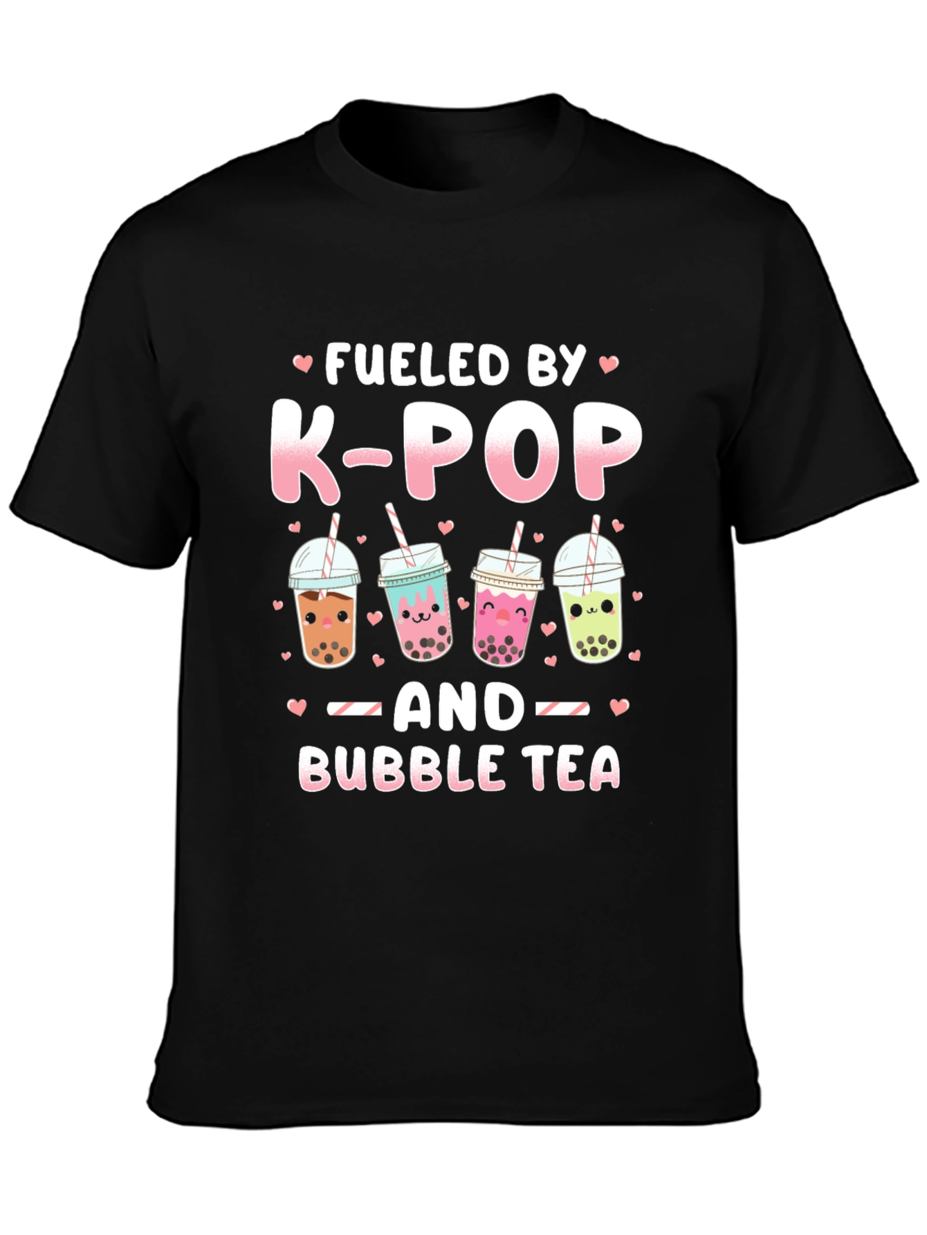 Fueled by K-Pop and Bubble Tea T-Shirt