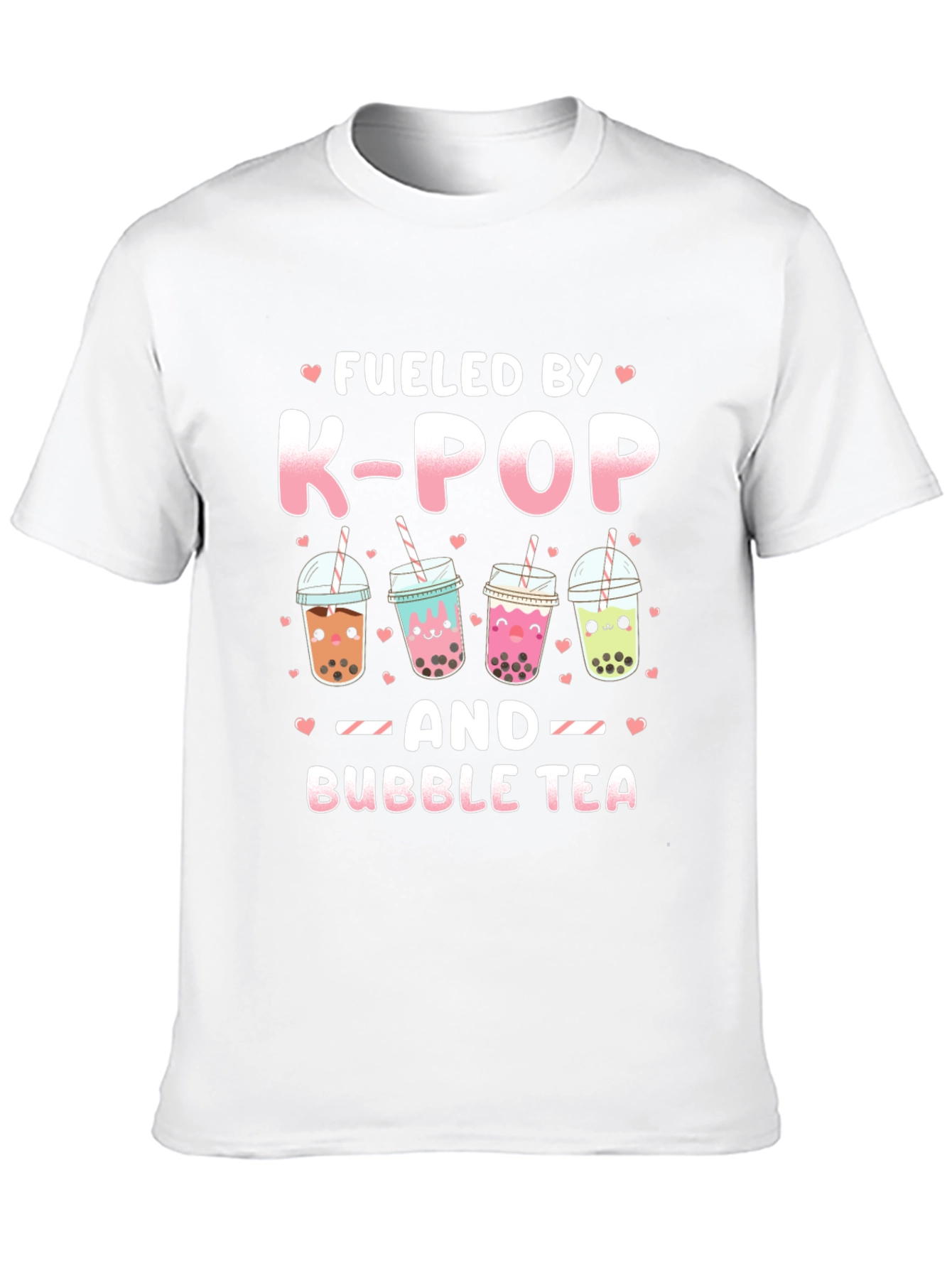 Fueled by K-Pop and Bubble Tea T-Shirt