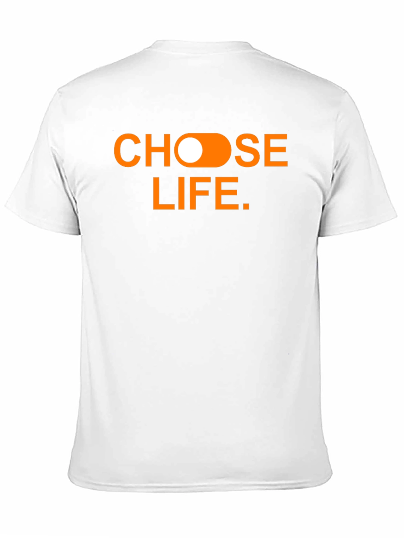 Choose Life Graphic Tee - Black Cotton T-Shirt